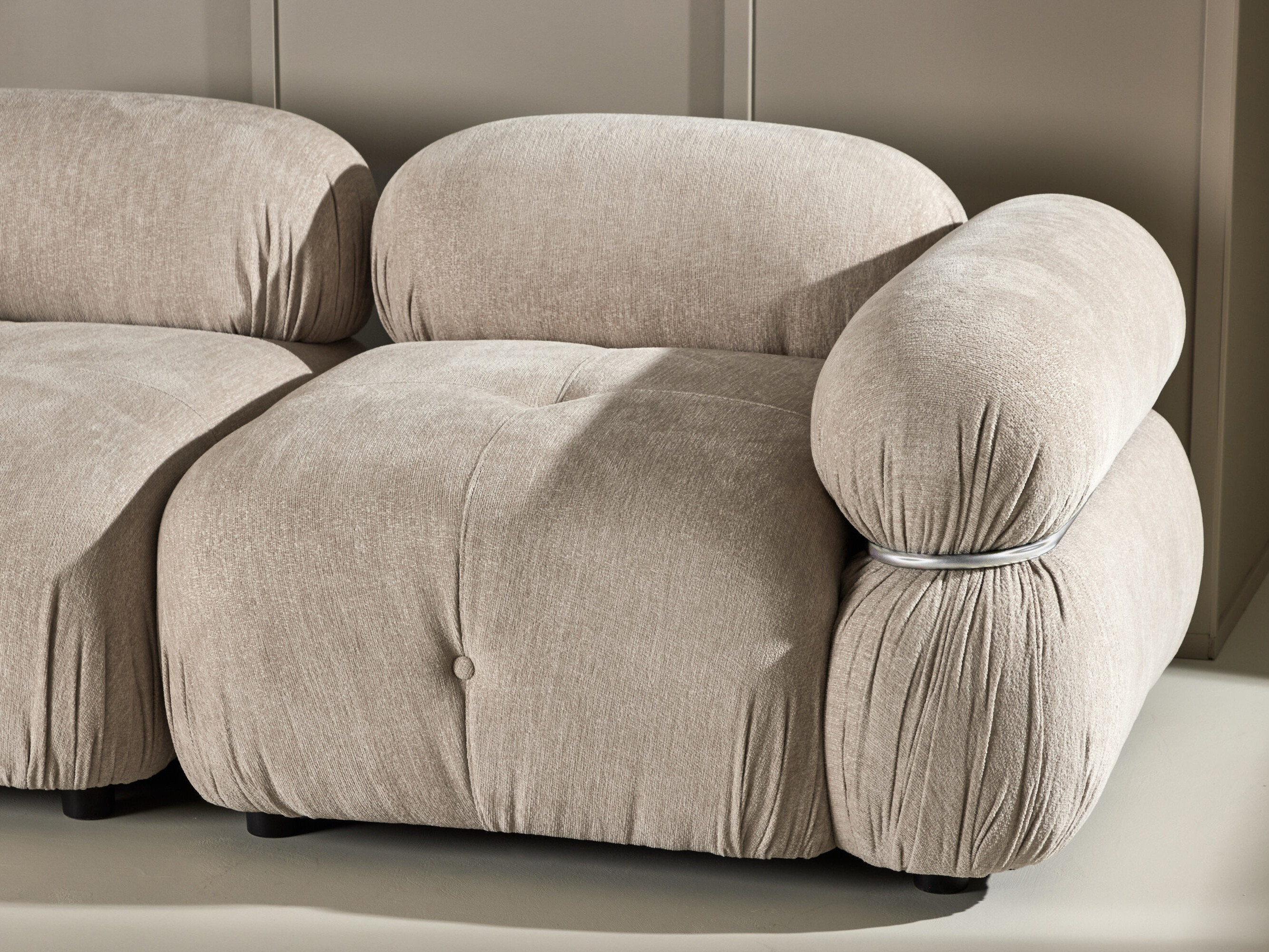 Modulares Sofa Evardale 103 (Beige + Silber)