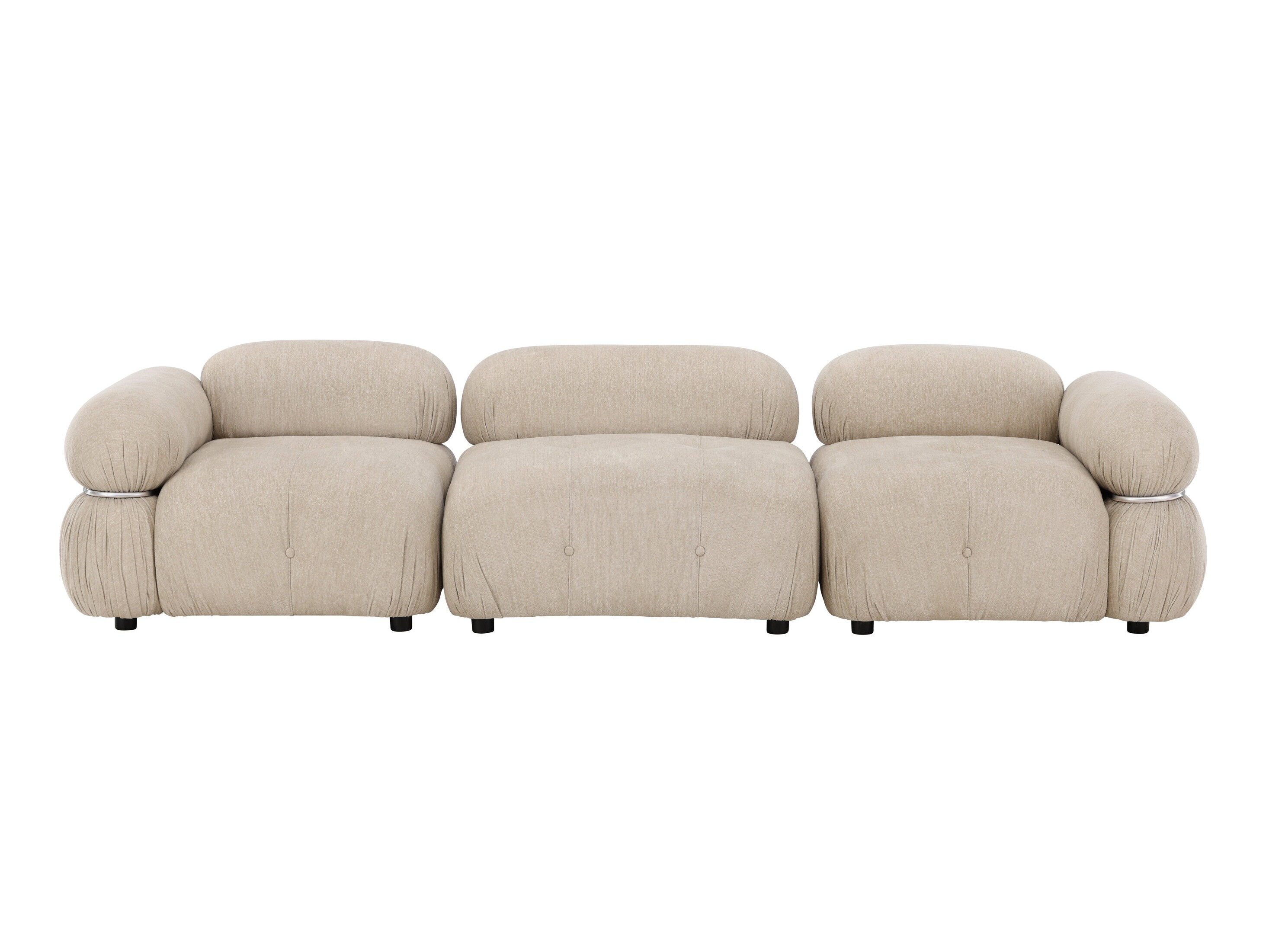 Modulares Sofa Evardale 104 (Beige + Silber)