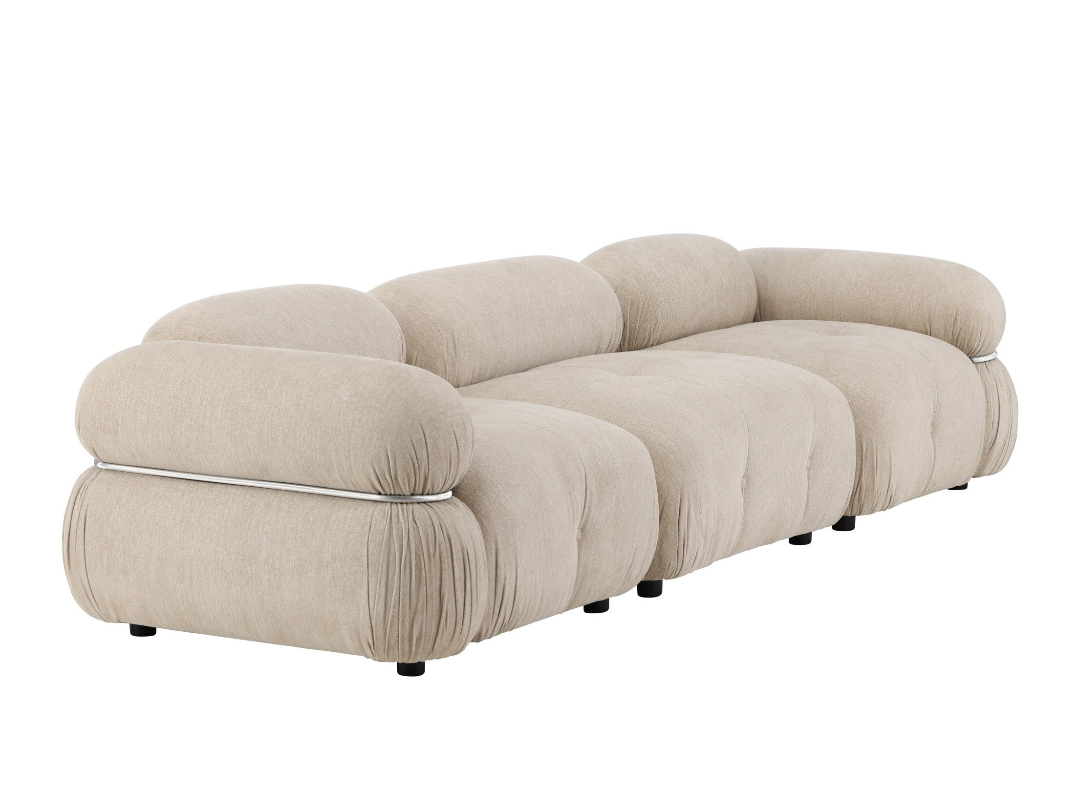 Modulares Sofa Evardale 104 (Beige + Silber)