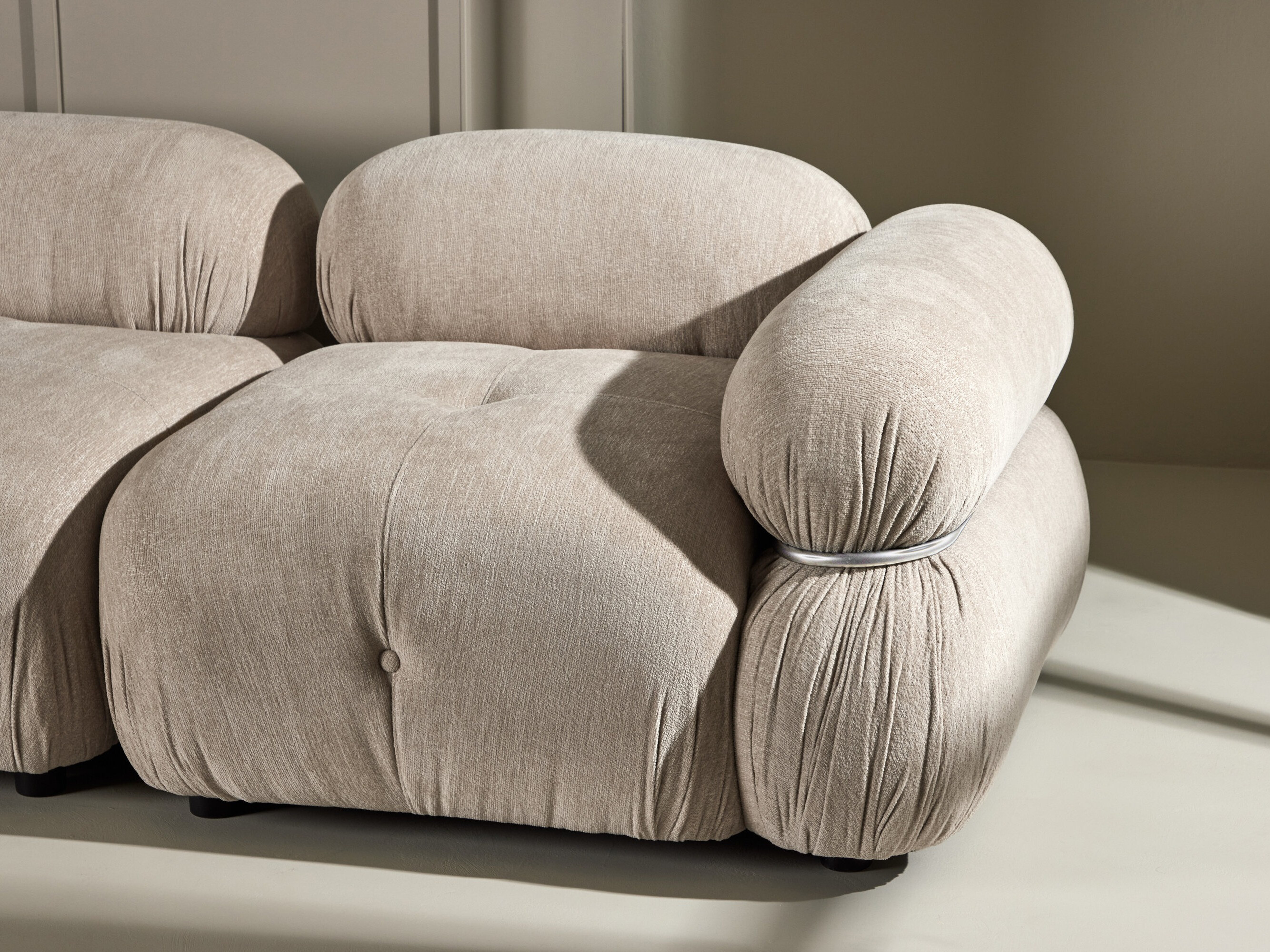 Modulares Sofa Evardale 104 (Beige + Silber)