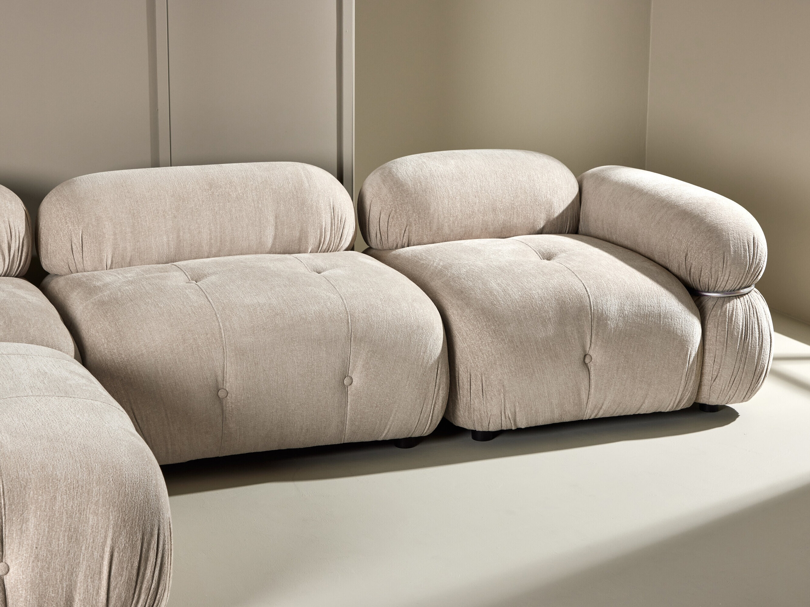 Modulares Sofa Evardale 104 (Beige + Silber)