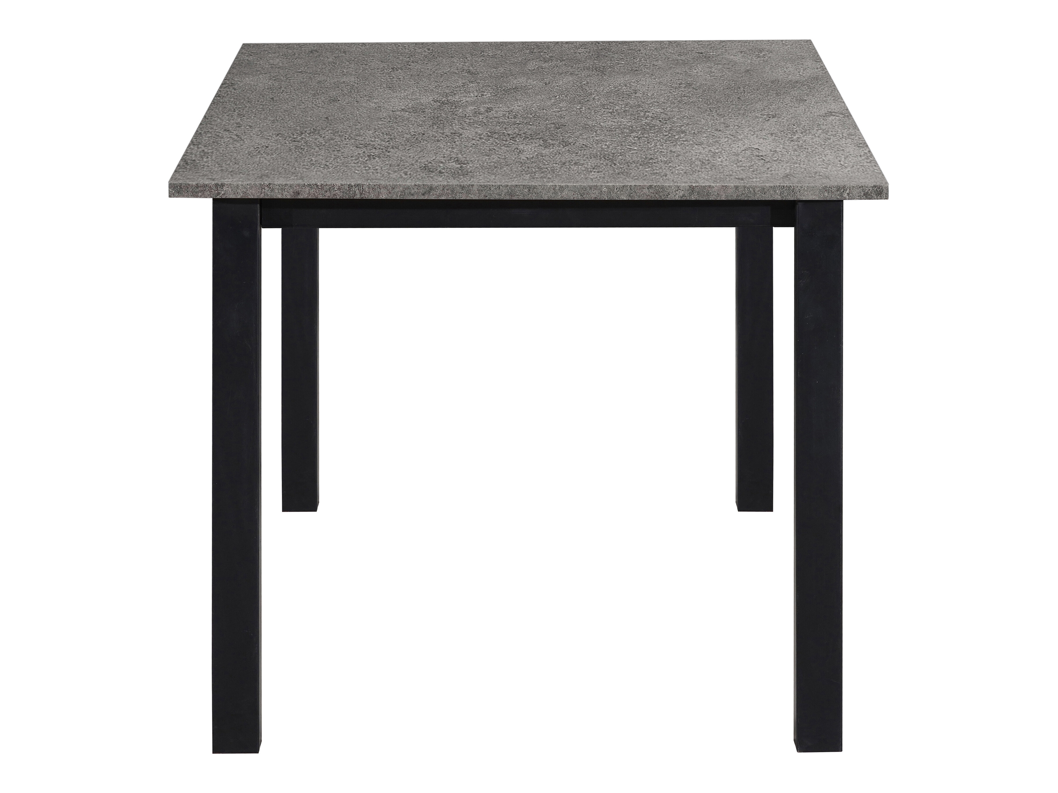 Tisch Denton 1548 (Schwarz + Beton)