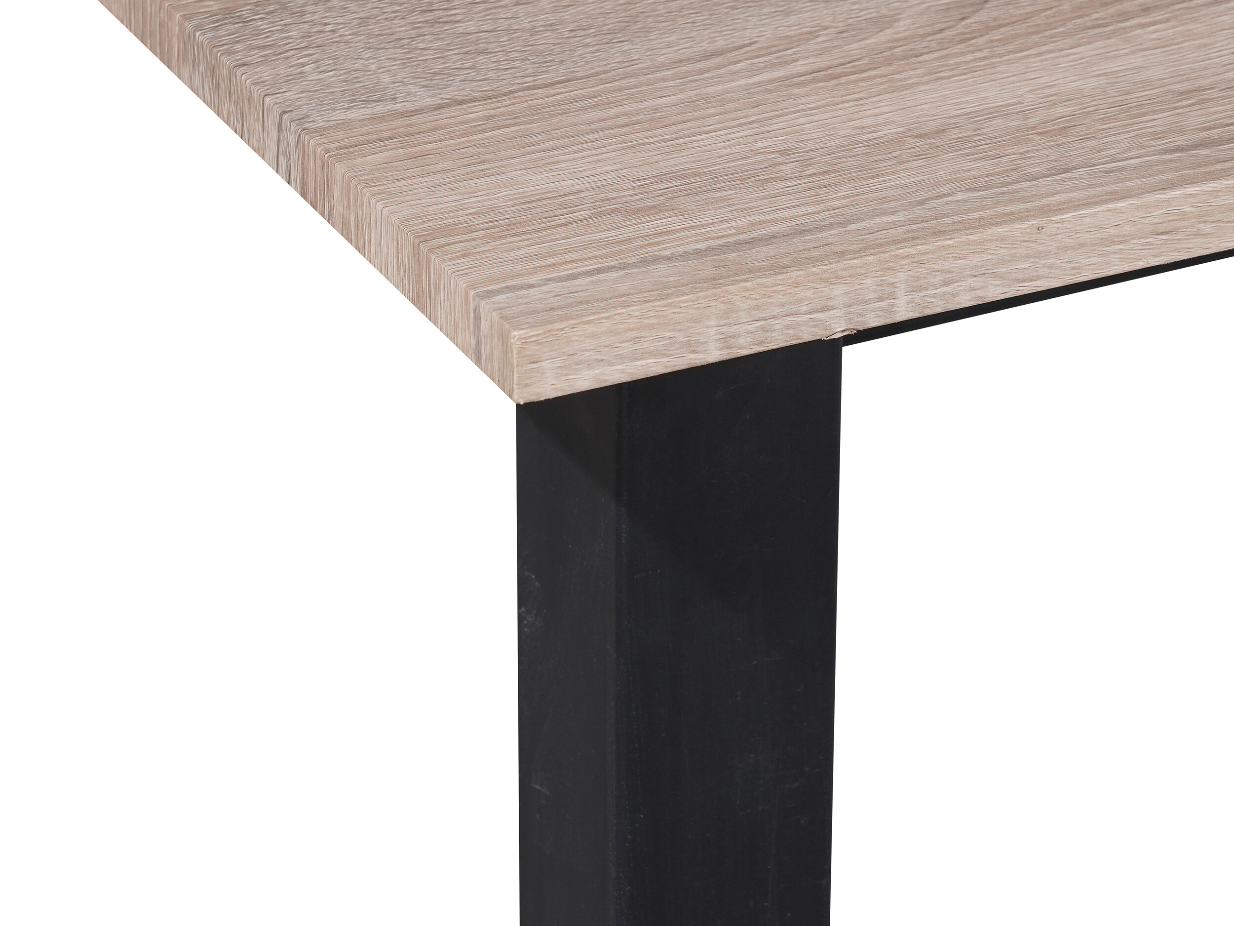 Tisch Denton 1549 (Schwarz + Eichenholzoptik)