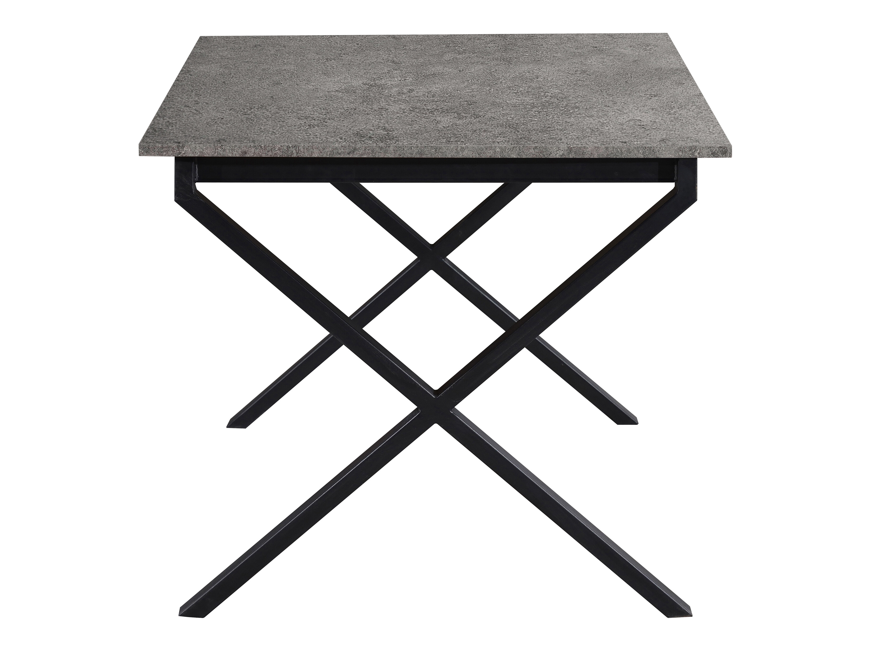 Tisch Denton 1555 (Schwarz + Beton)