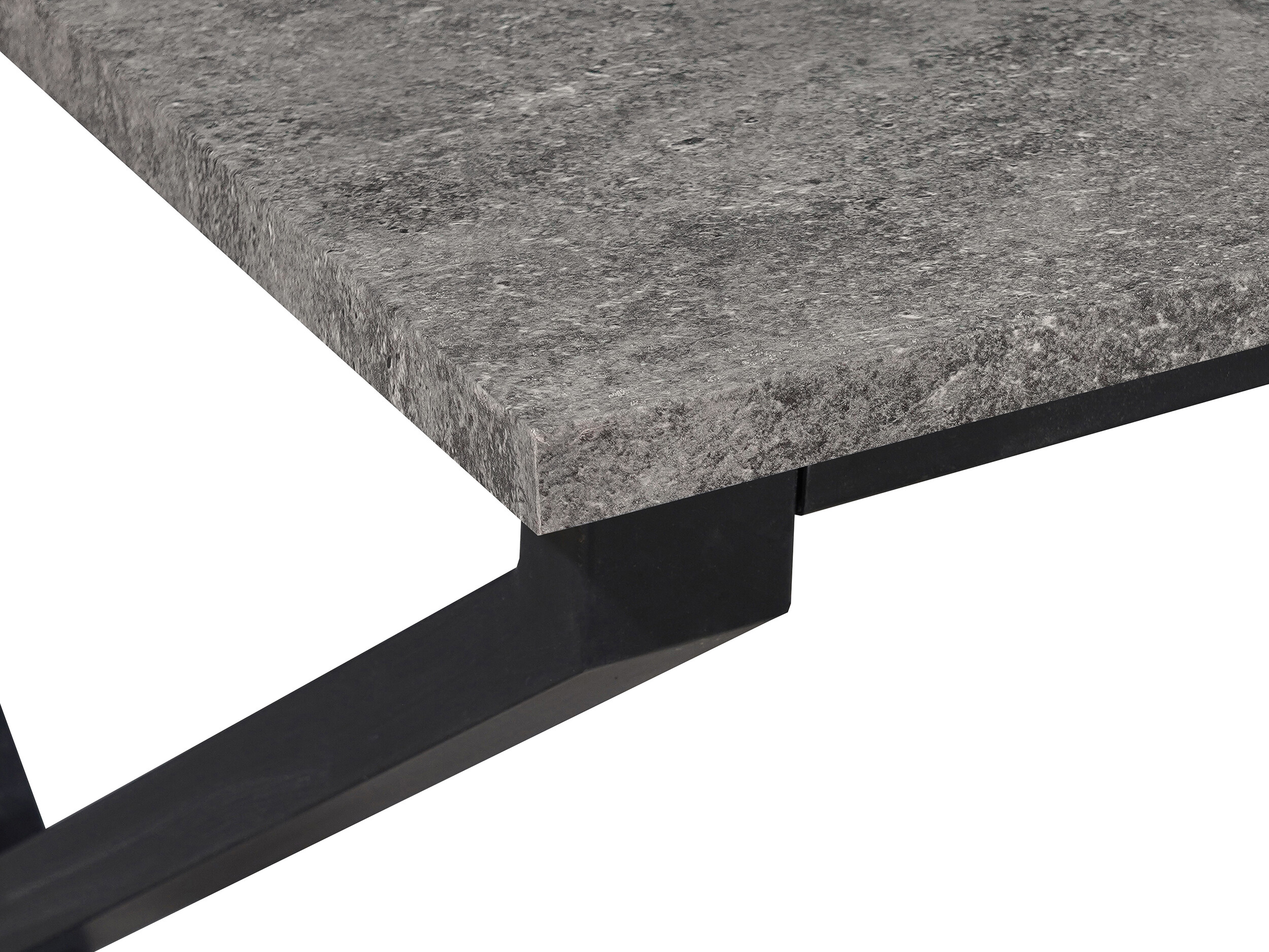 Tisch Denton 1555 (Schwarz + Beton)