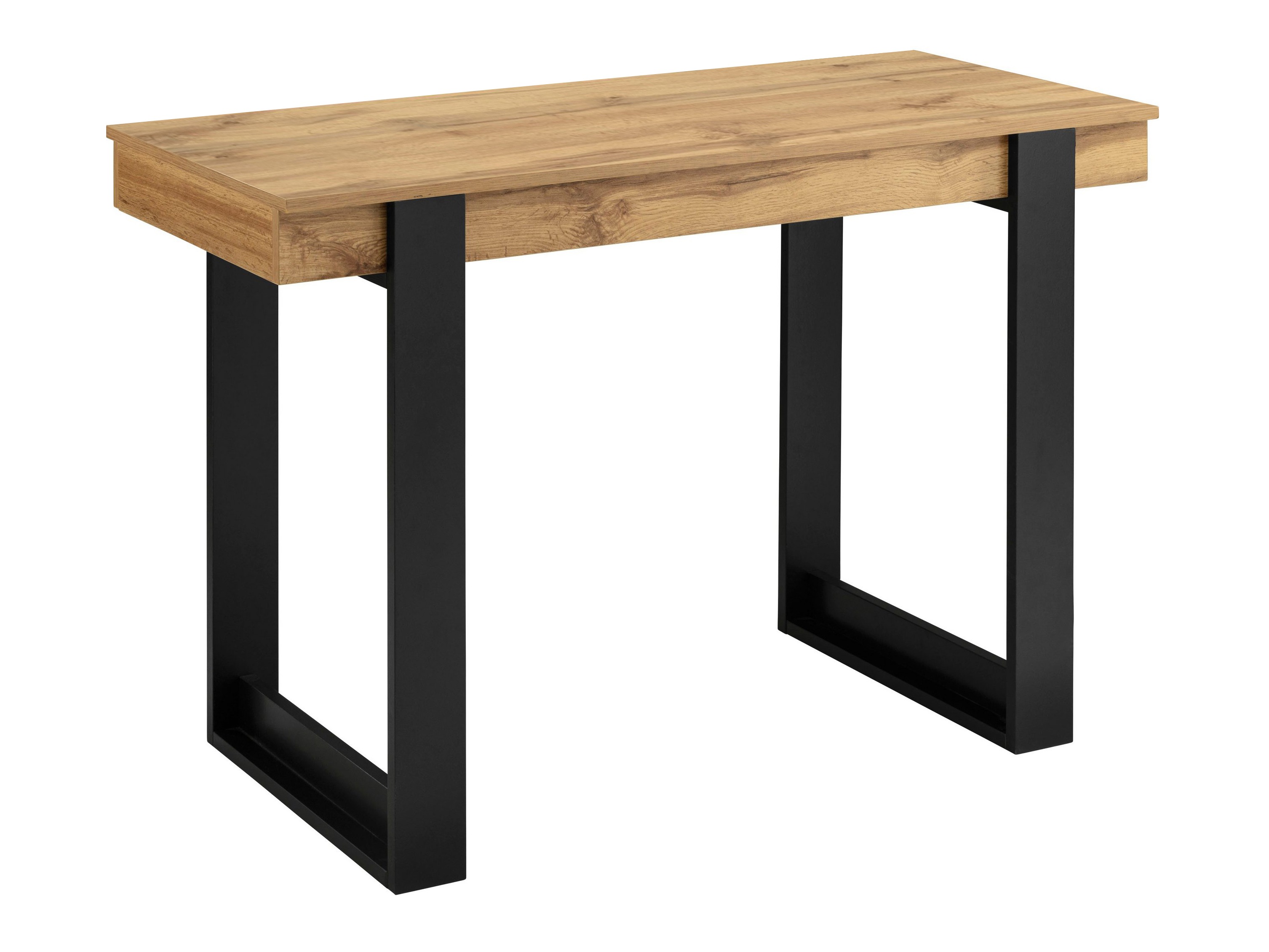 Bürotisch Denton 609 (Eichenholzoptik + Schwarz)