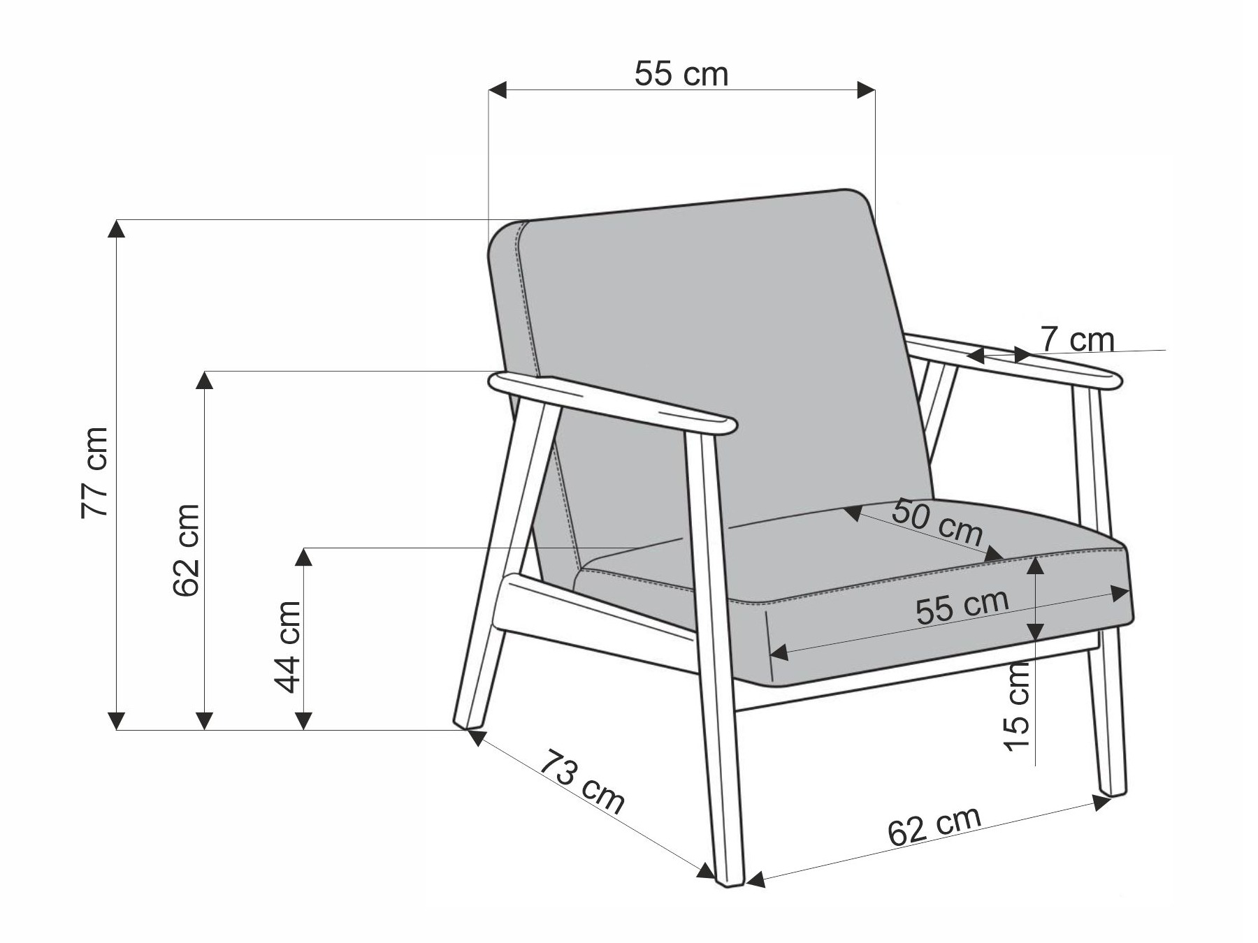 Sessel Houston 2116 (Castel 39)