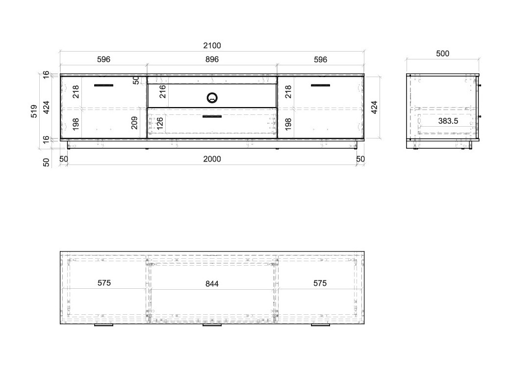 Wohnzimmer-Sets Tencati 106