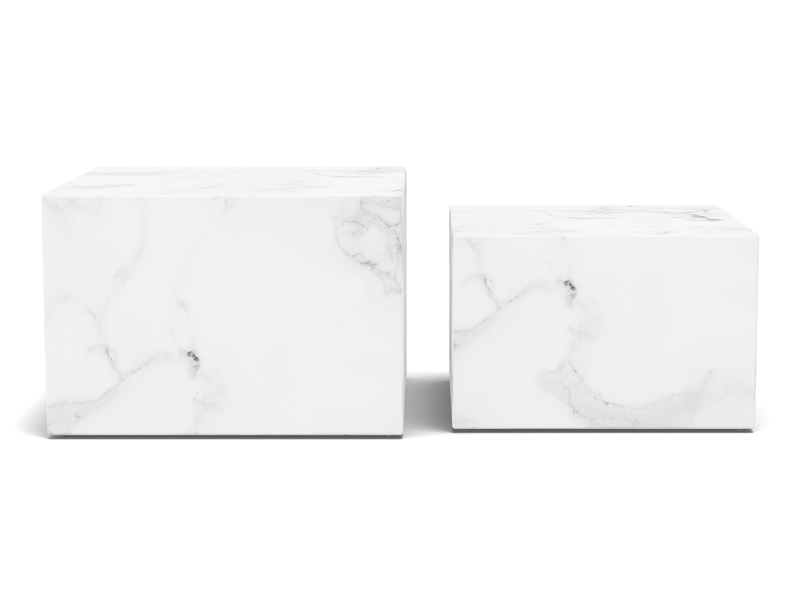 Couchtischset Norsica 603 (Weisser Marmor)