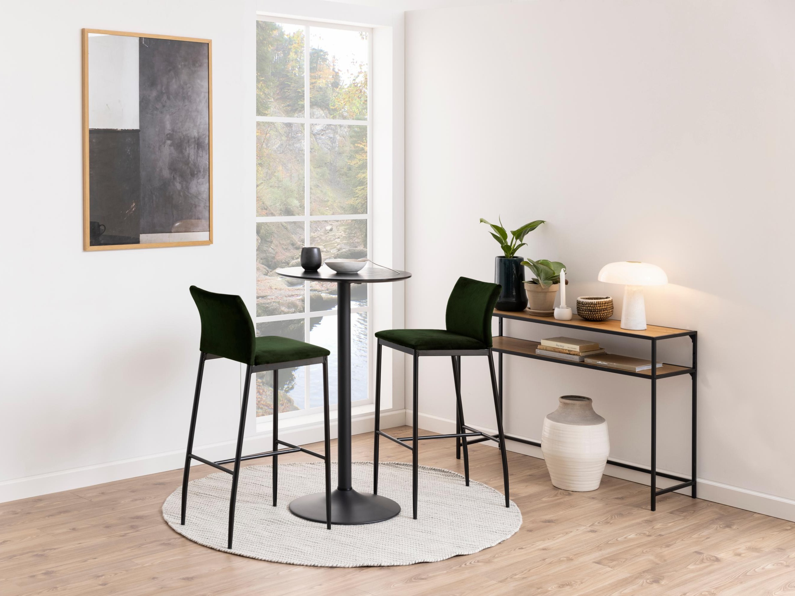 Konsolentisch Norsica Sevferi 126 (Wildeichenholzoptik + Schwarz)