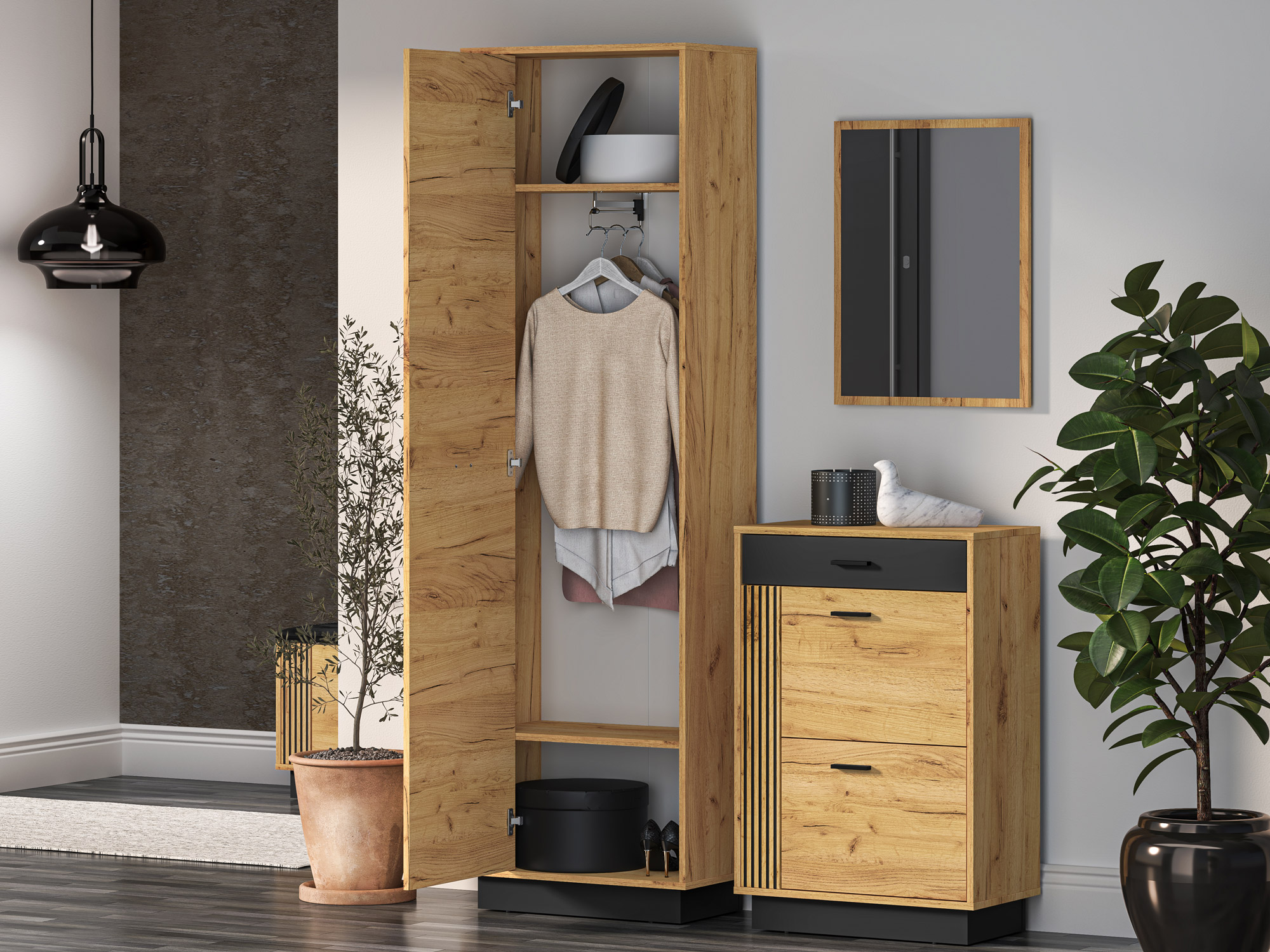 Kleiderschrank Revcire 100