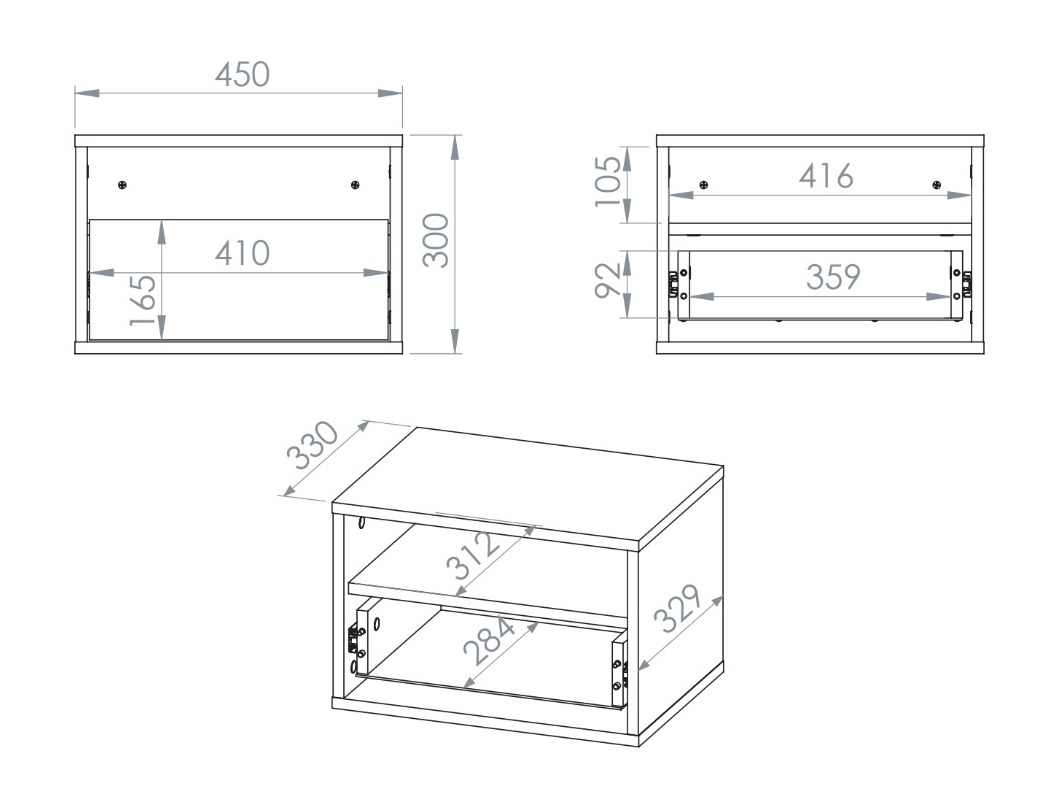 Nachttisch Morsero 106