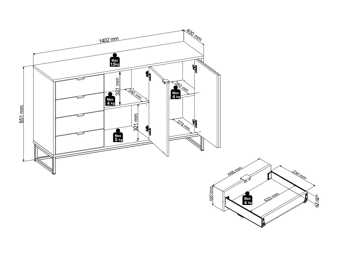Wohnzimmer-Sets Sondelu 106