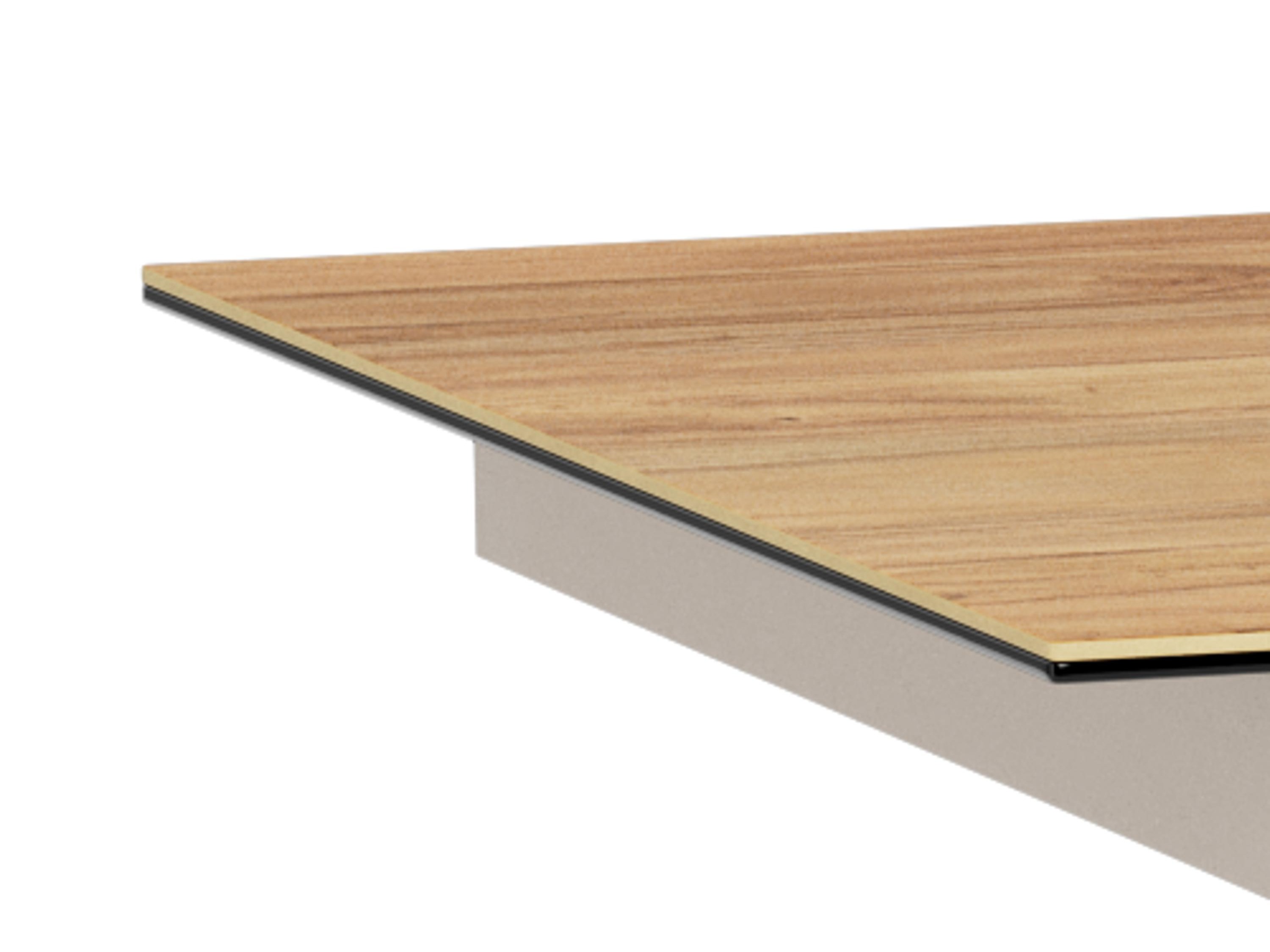 Tisch Norsica 676 (Wildeiche + Grau)