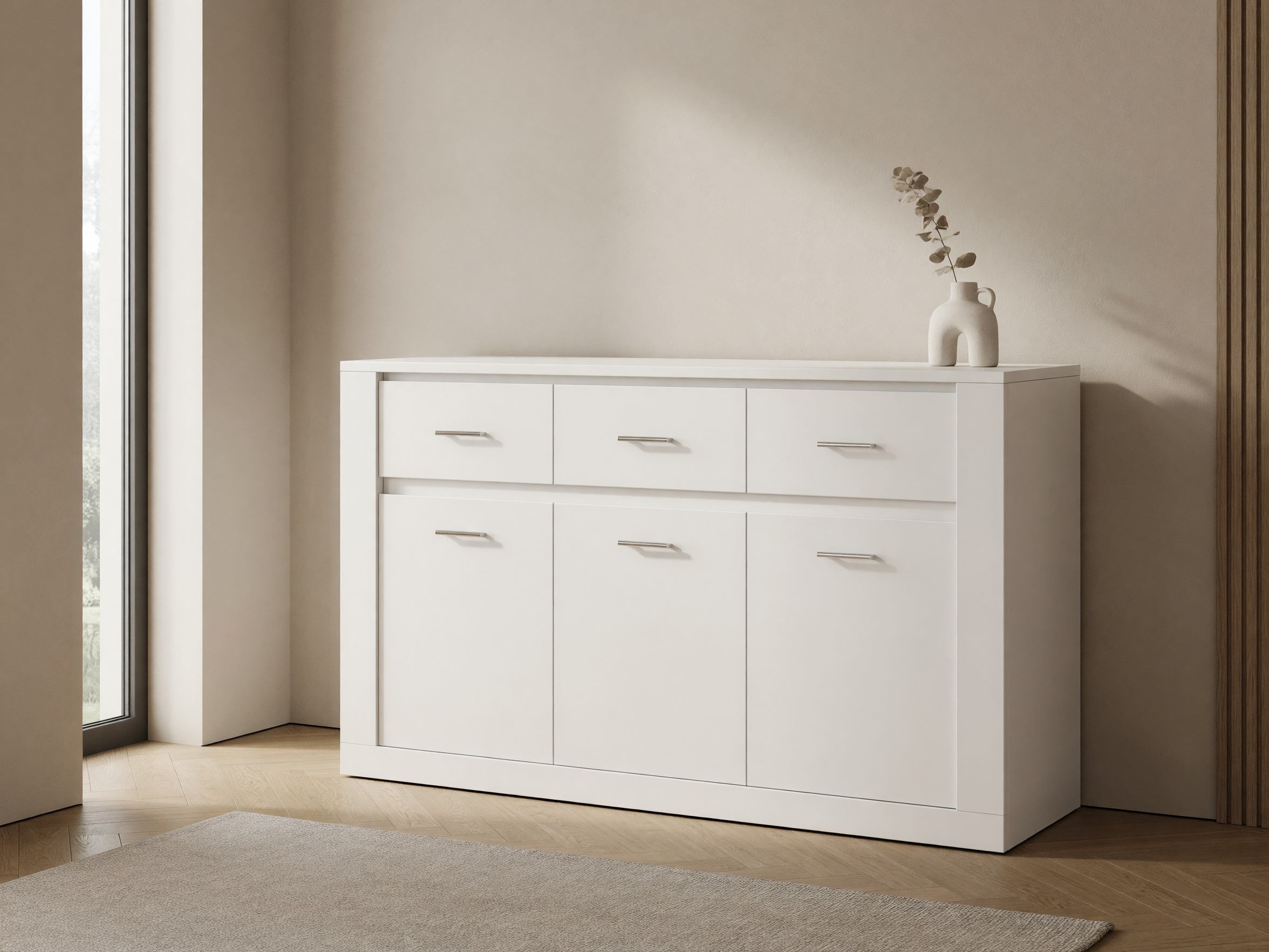Kommode Cirdelu 109 (Weiss)