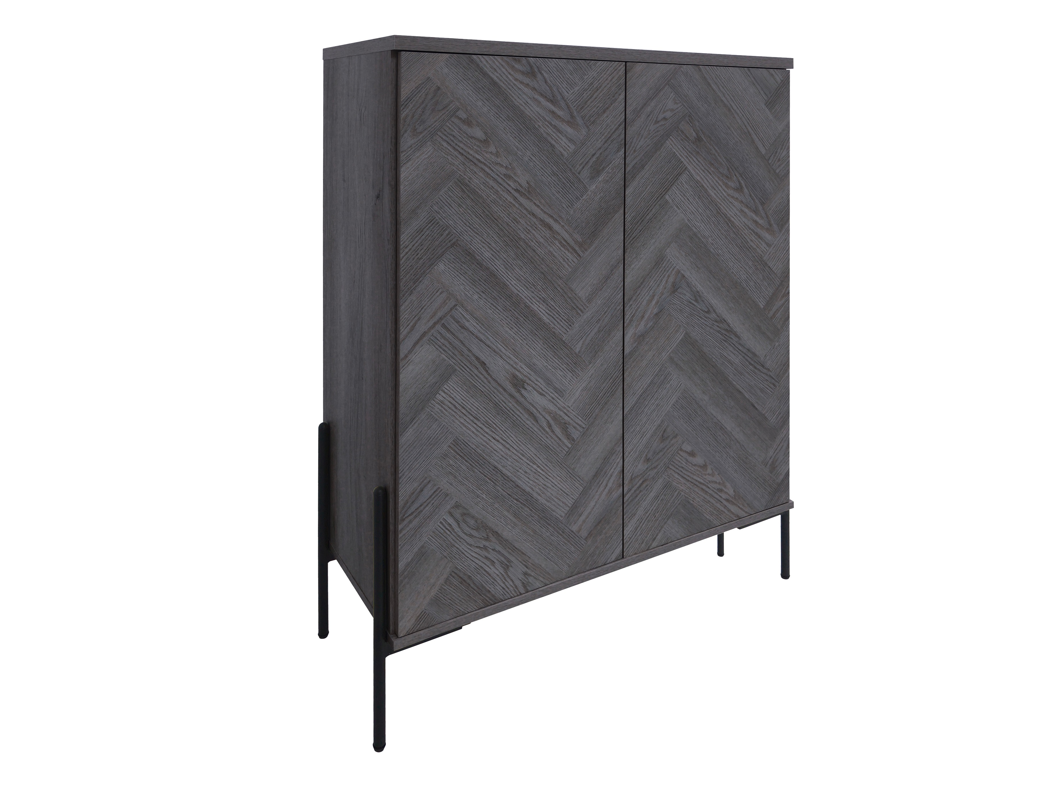 Sideboard Denton 1524 (Eichenholzoptik Grau)