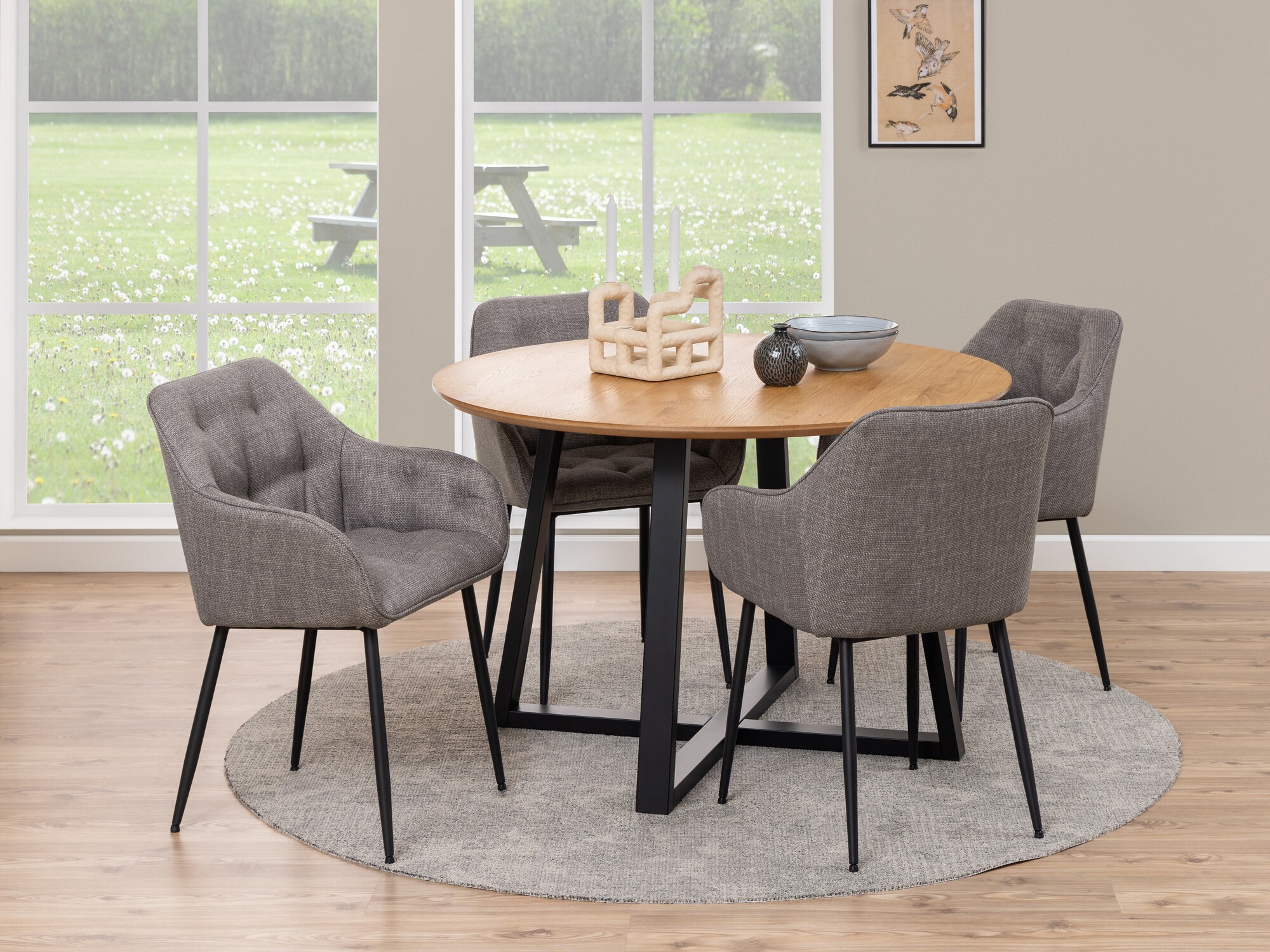 Stuhl Norsica 323 (Braun grau)