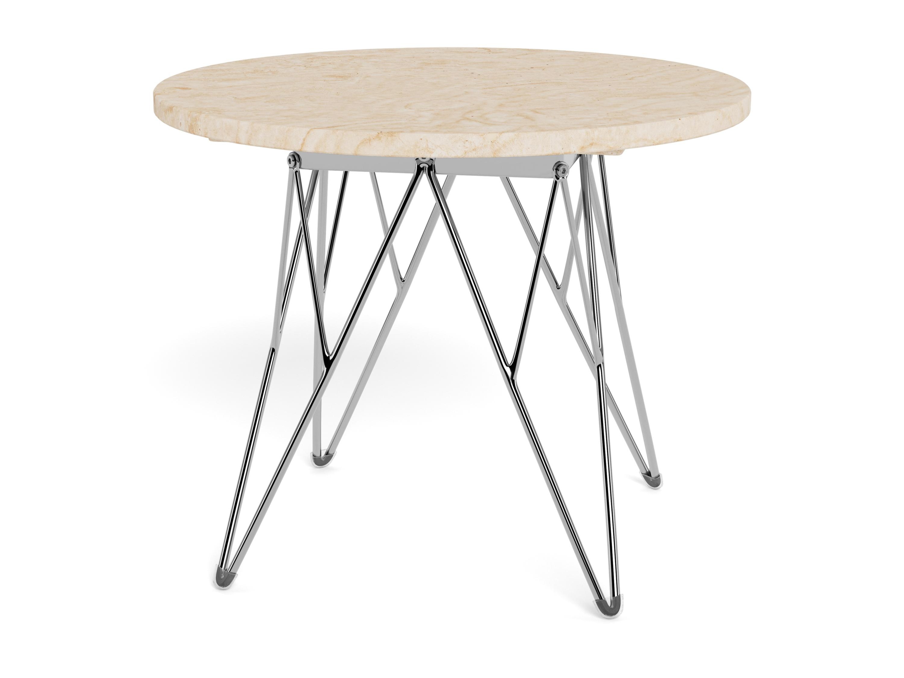Couchtisch Norsica 819 (Beige + Silber)
