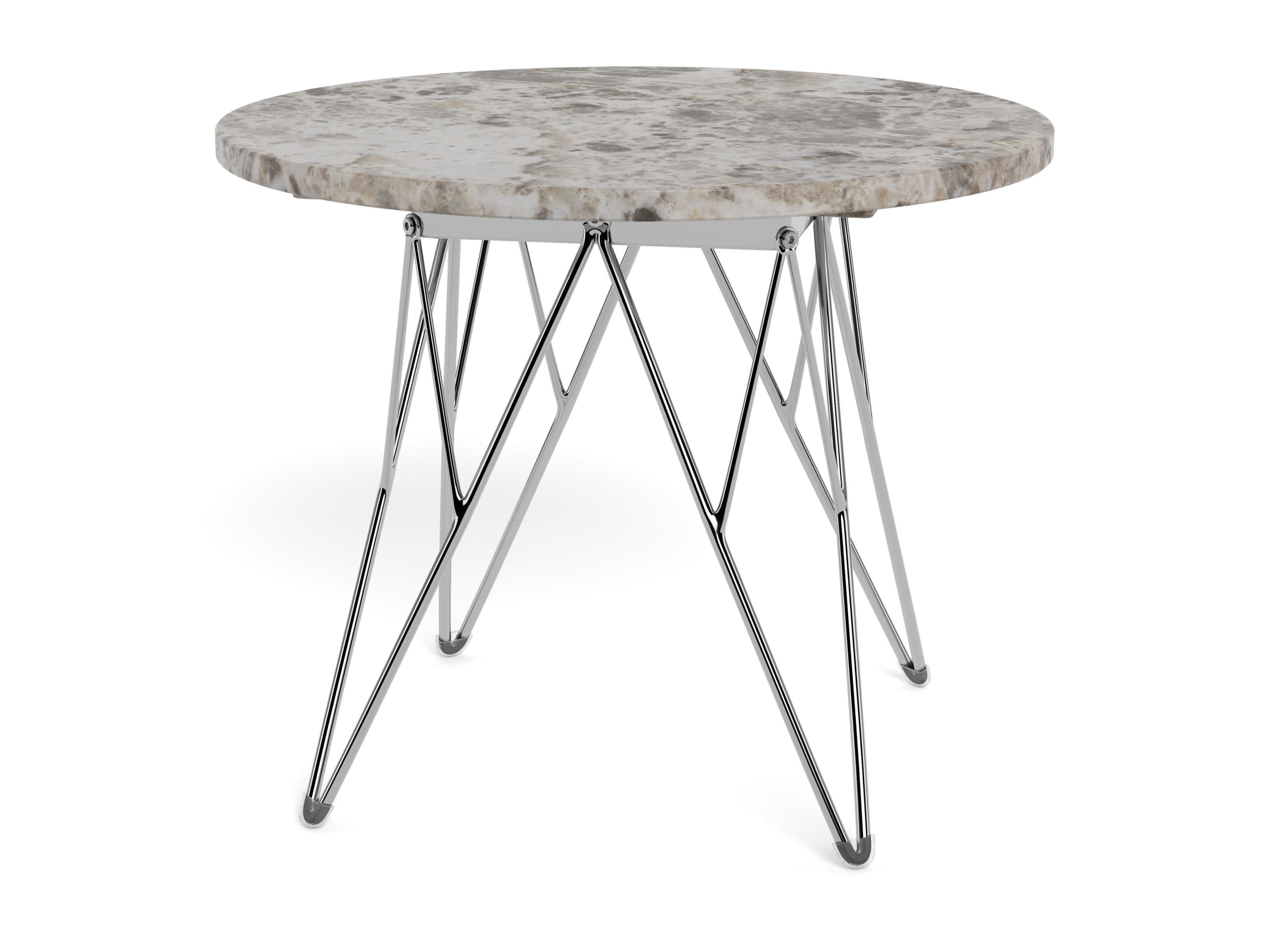 Couchtisch Norsica 819 (Grau + Silber)