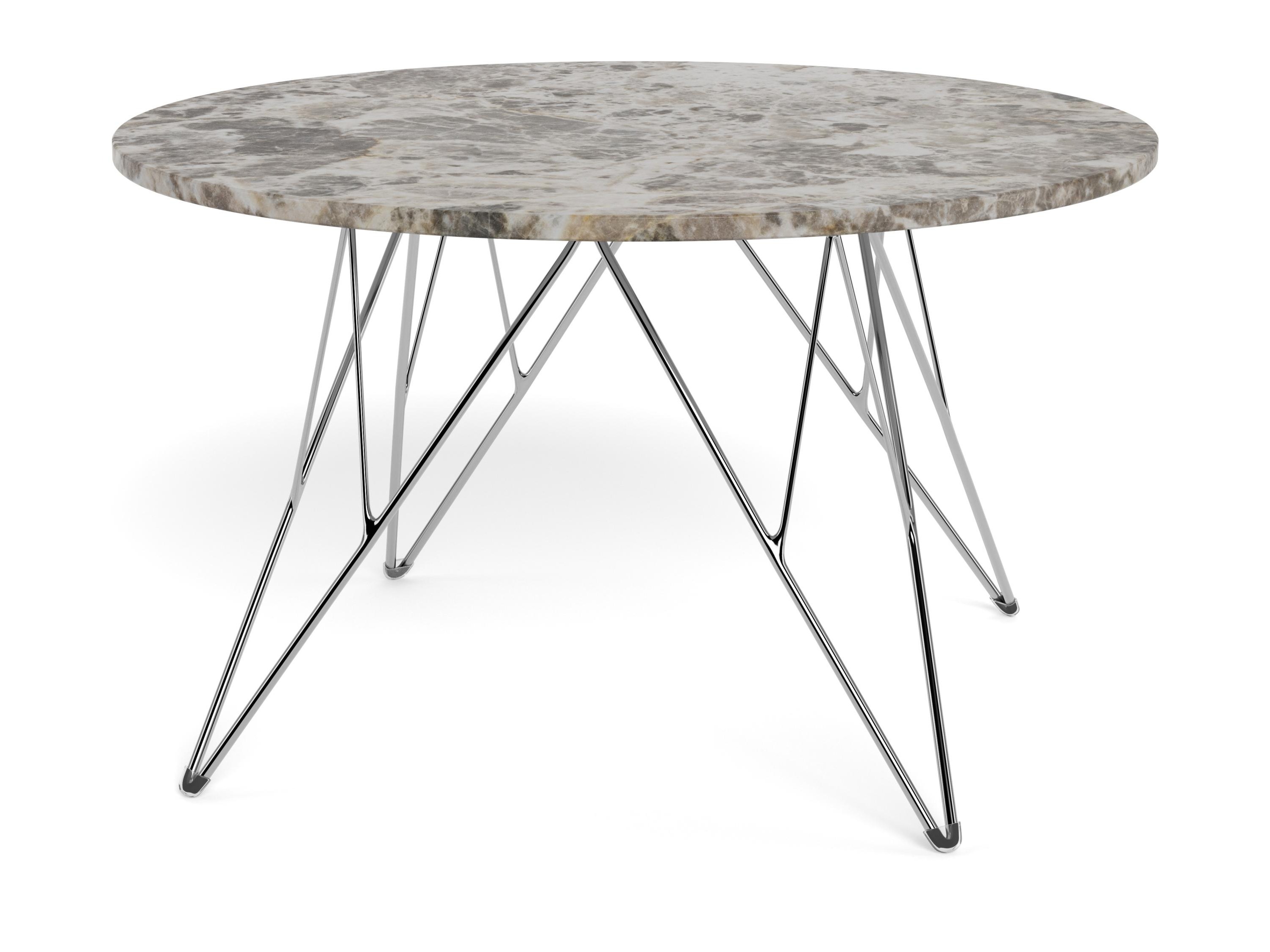 Couchtisch Norsica 820 (Grau + Silber)