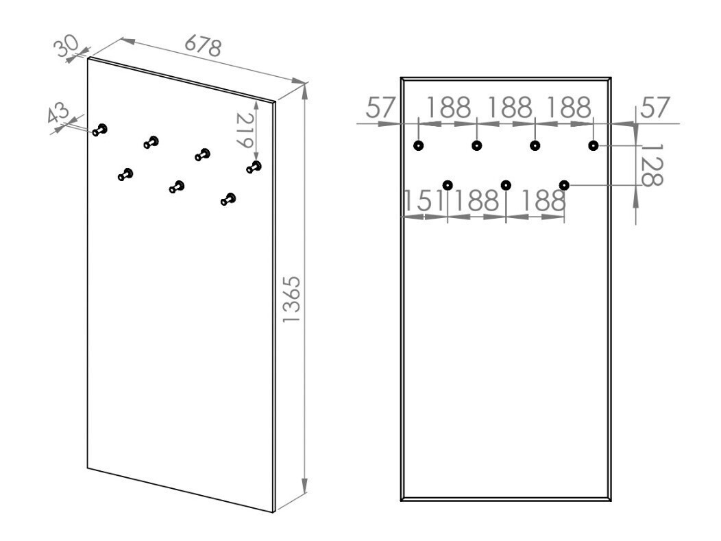 Flurgarnitur Marmeli 133