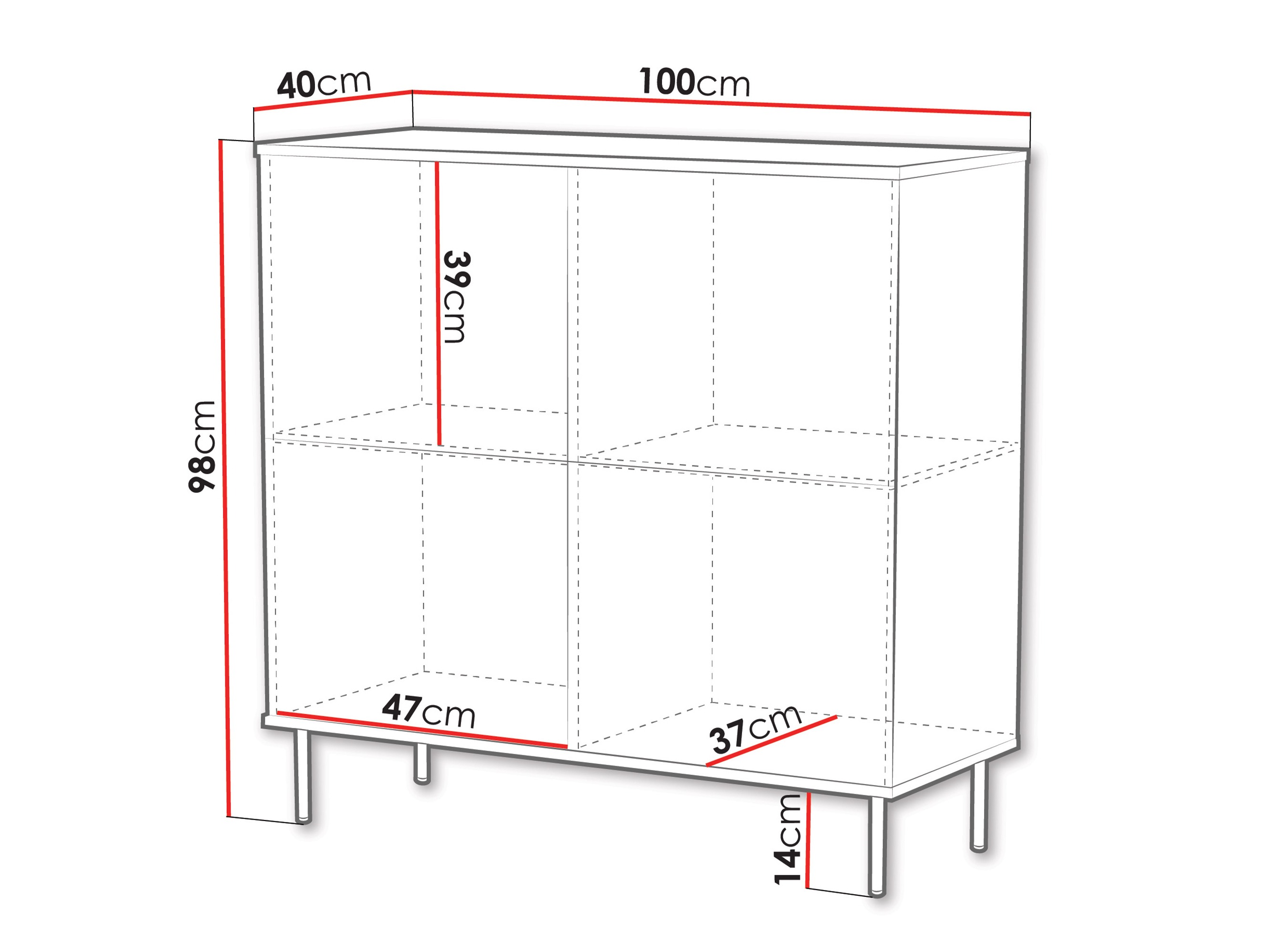 Sideboard Mirfloi 100
