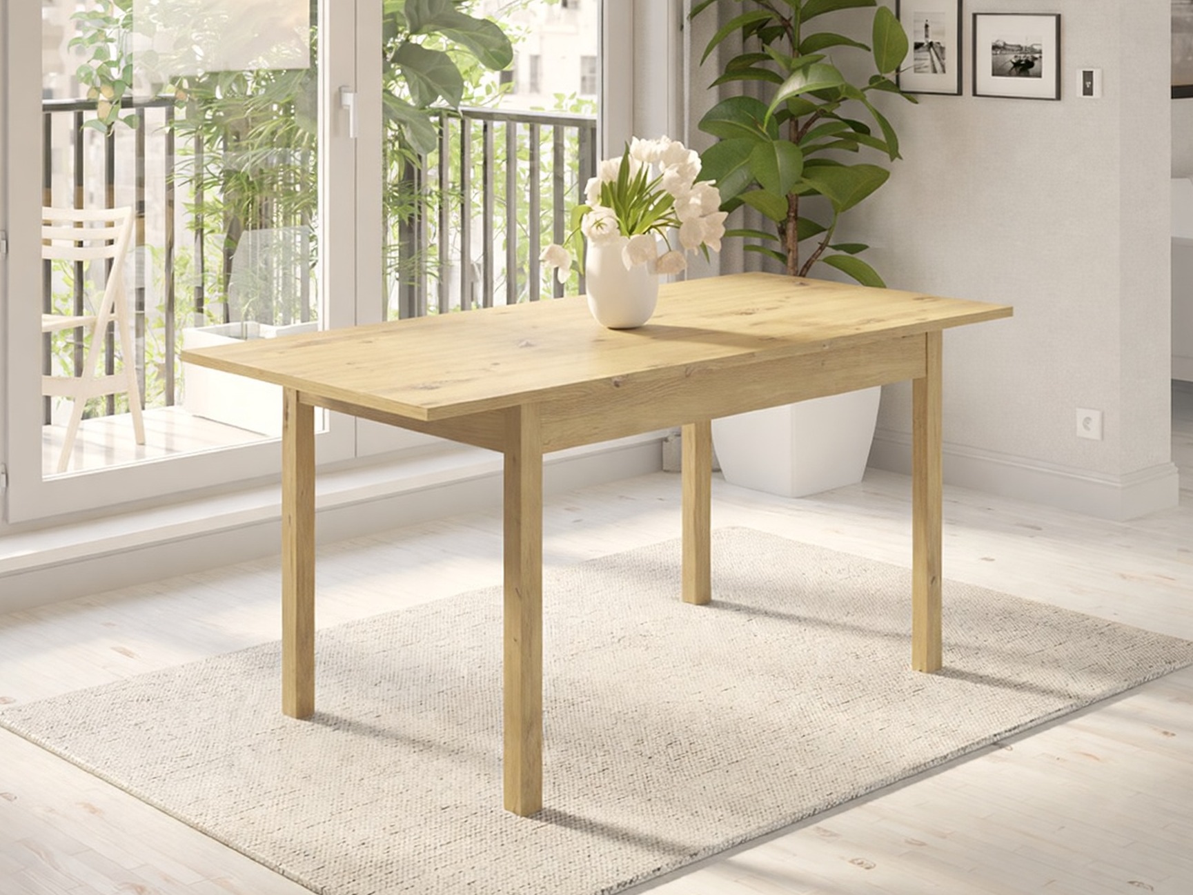 Tisch Bristol 220 (Artisan-Eiche)