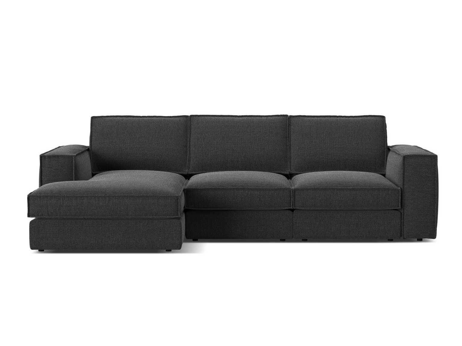 Modulares Ecksofa Dalodei 110 (Babel Black)
