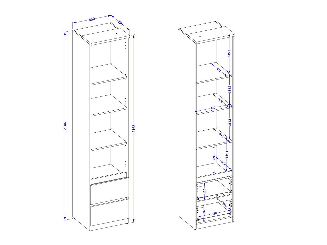 Schlafzimmer-Set Nolcala 124 (Eichenholzoptik + Beige)