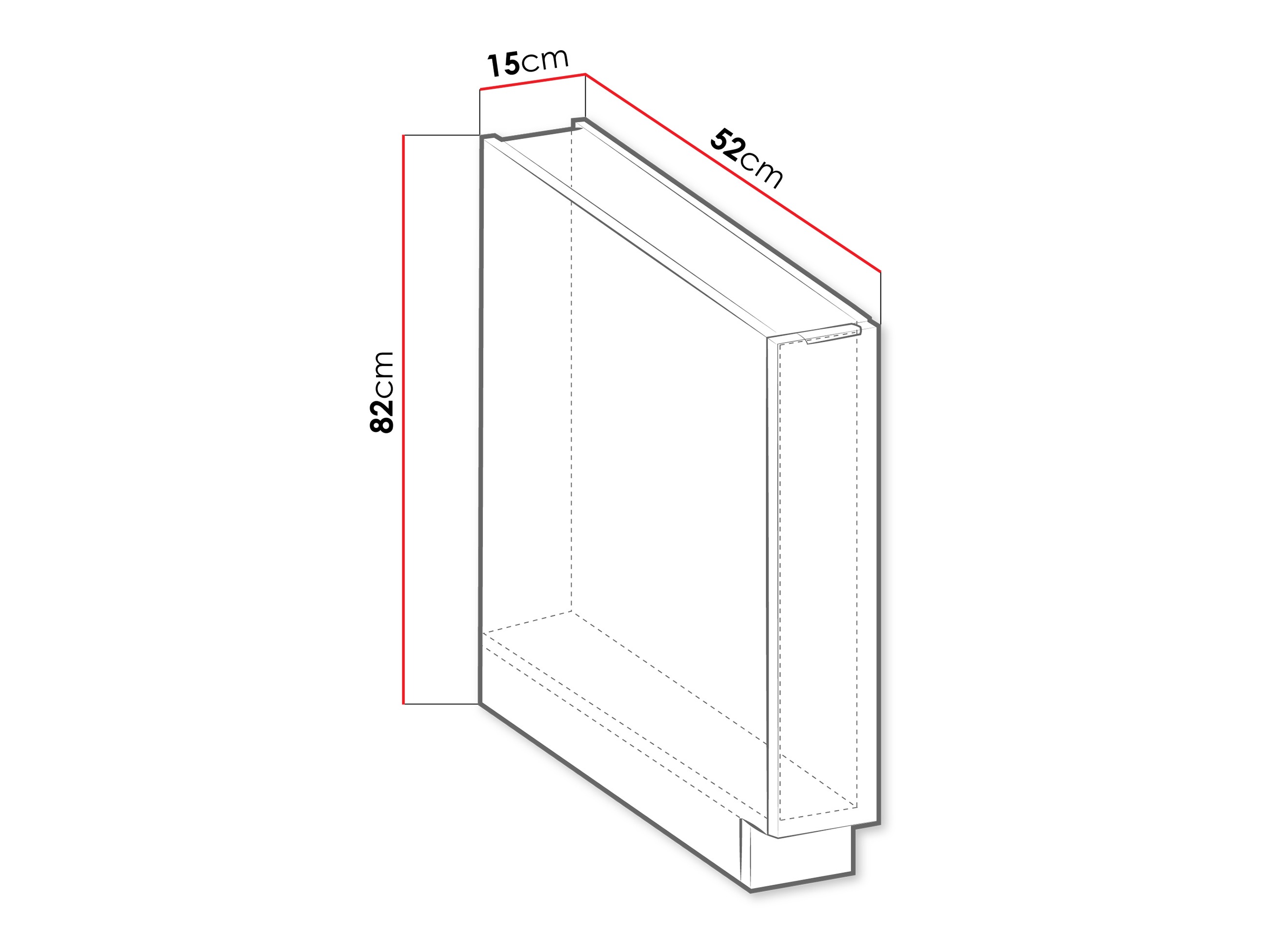 Modularer Schrank mit Ausziehkorb Sole 101