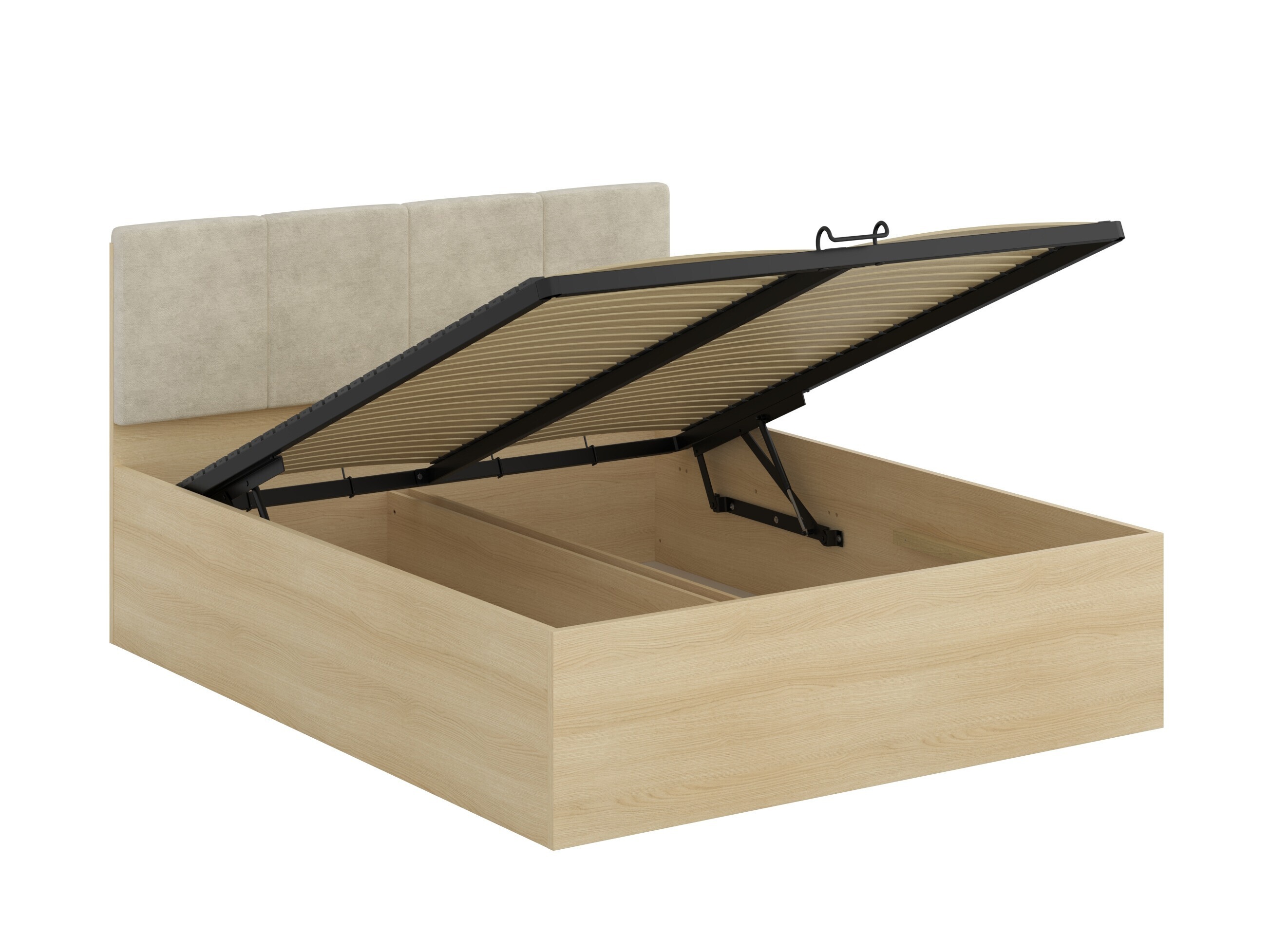 Schlafzimmer-Set Nolcala 125 (Eiche + Beige)