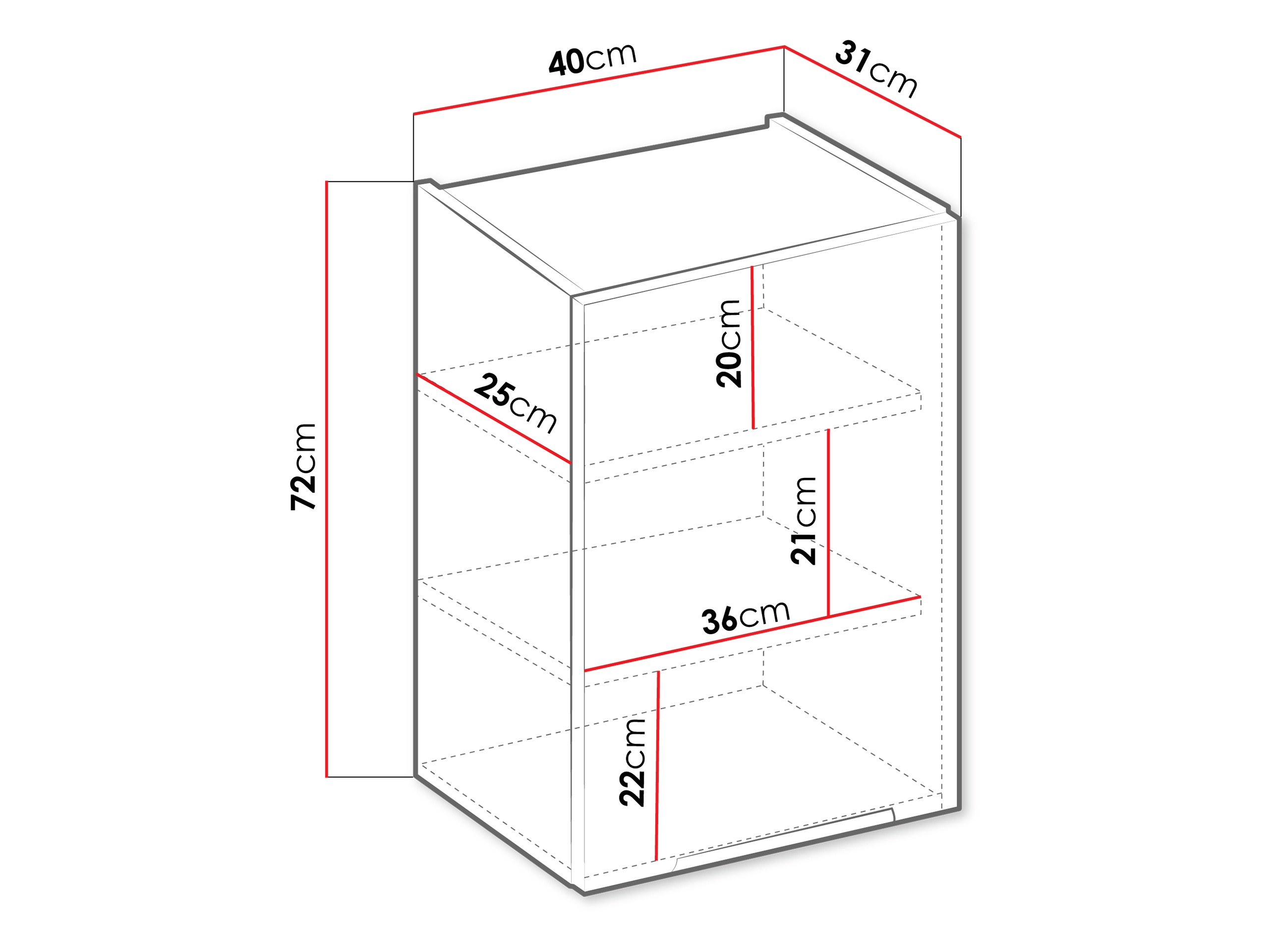 Modularer Wandschrank Sole 117