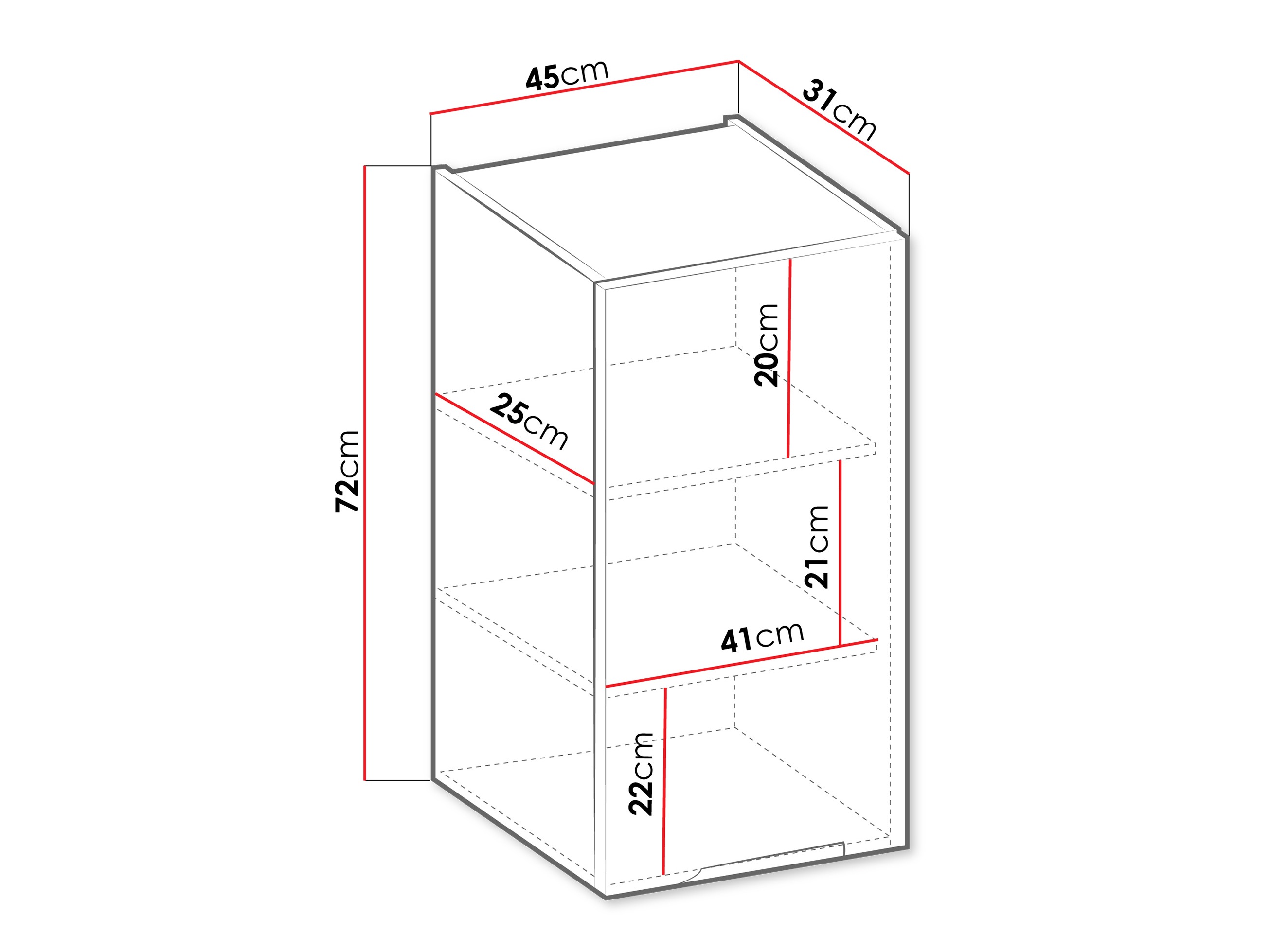Modularer Wandschrank Sole 119