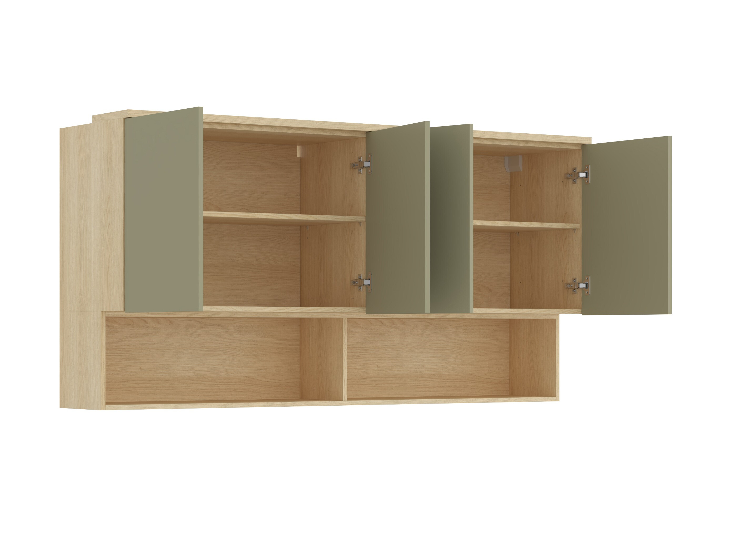 Schlafzimmer-Set Nolcala 126 (Eichenholzoptik + Eukalyptus)