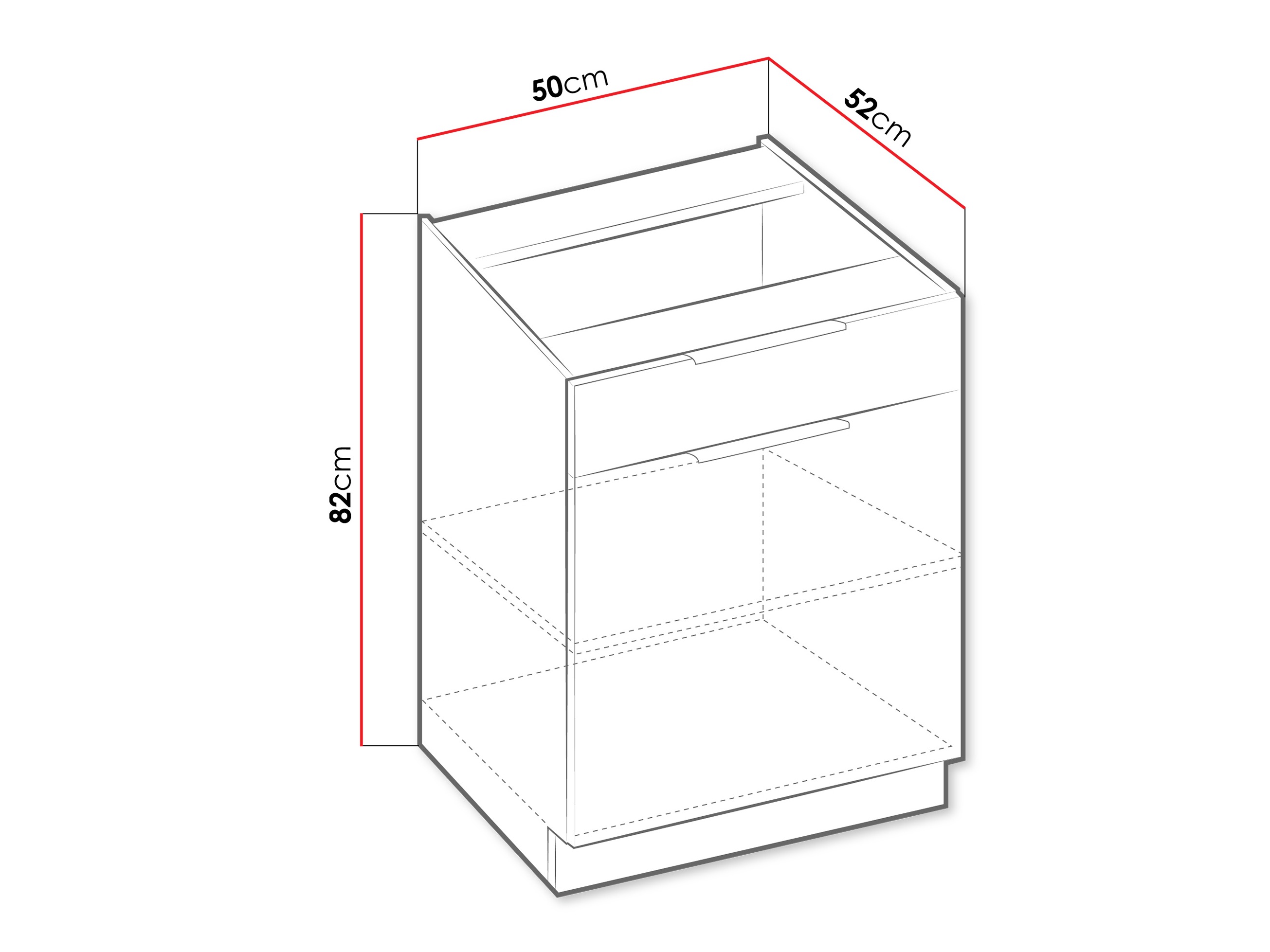 Modularer Schrank mit Schubladen und Türen Sole 121