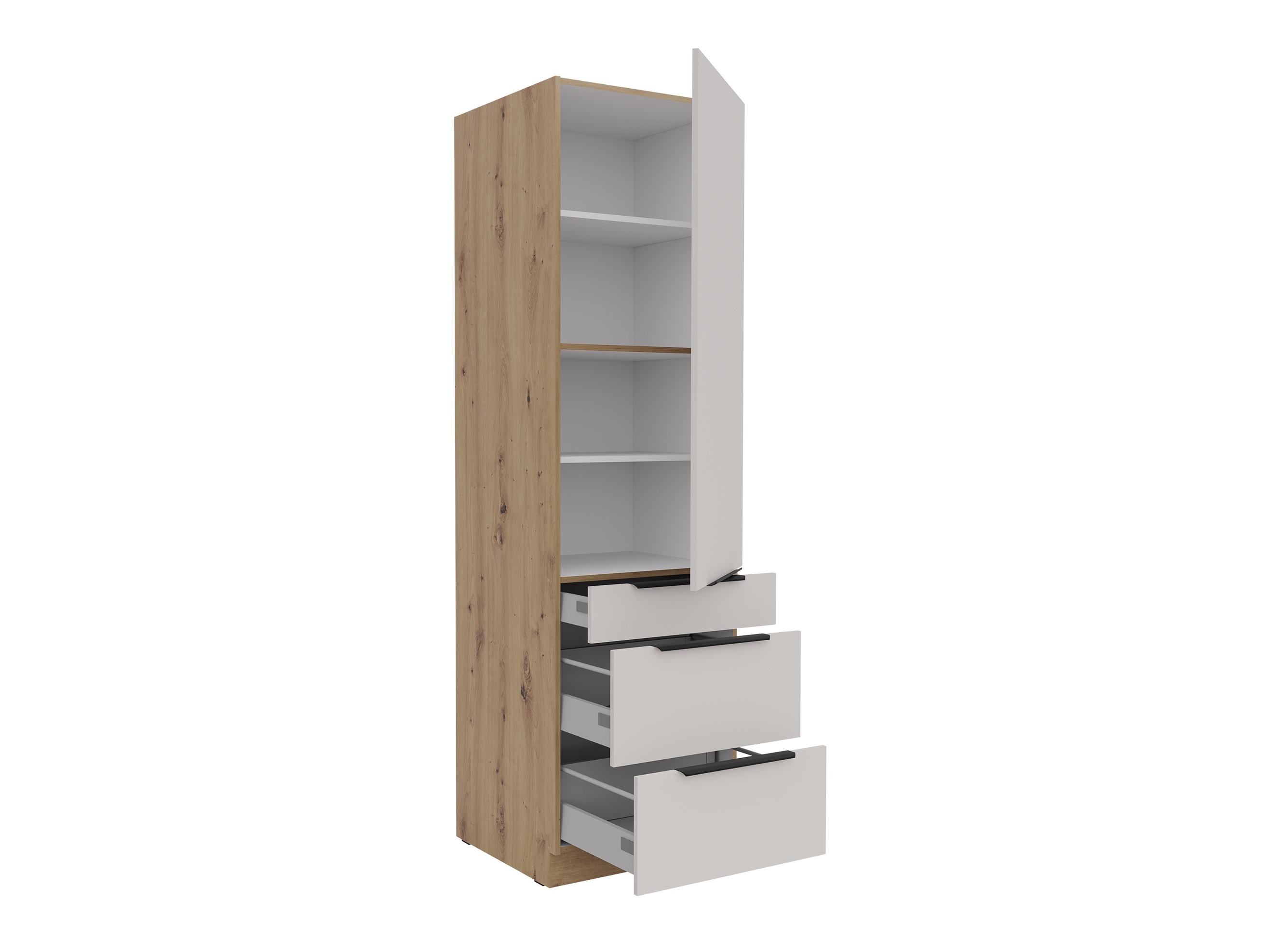 Modularer Schrank mit Schubladen und Türen Sole 132