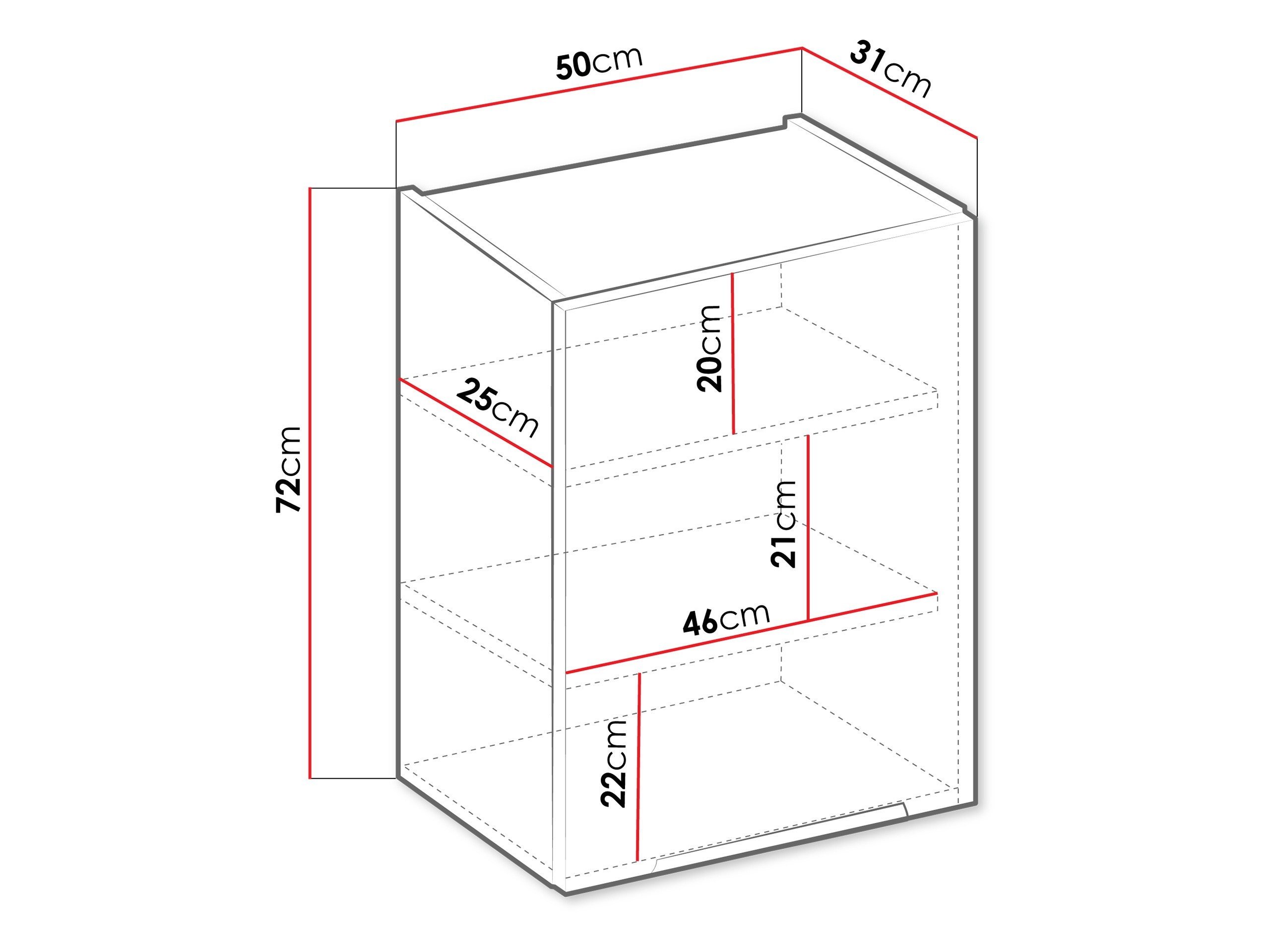 Modularer Wandschrank Sole 122