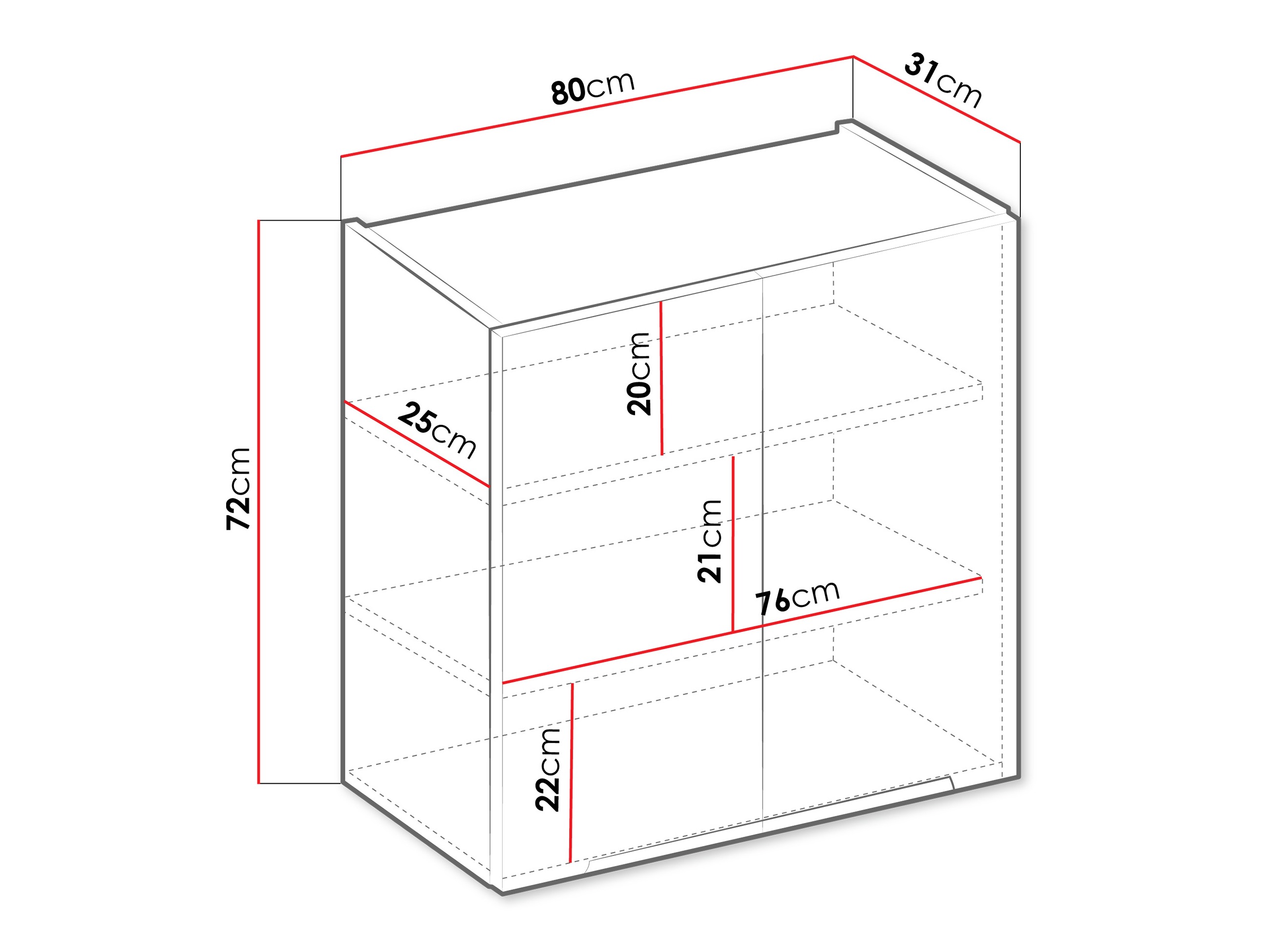 Modularer Wandschrank Sole 148