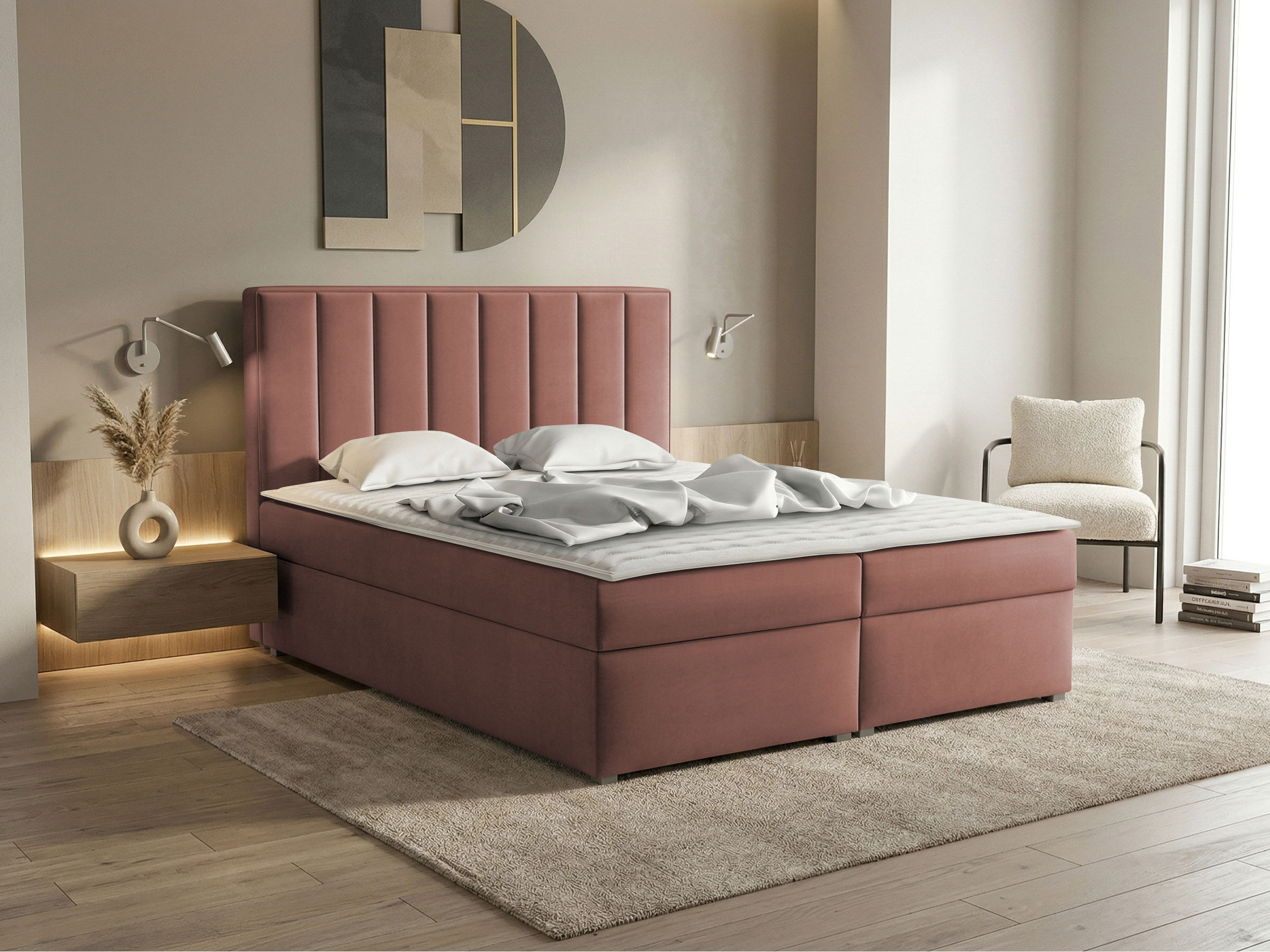 Boxspringbett Pomona 116 (Magic samt 2258)