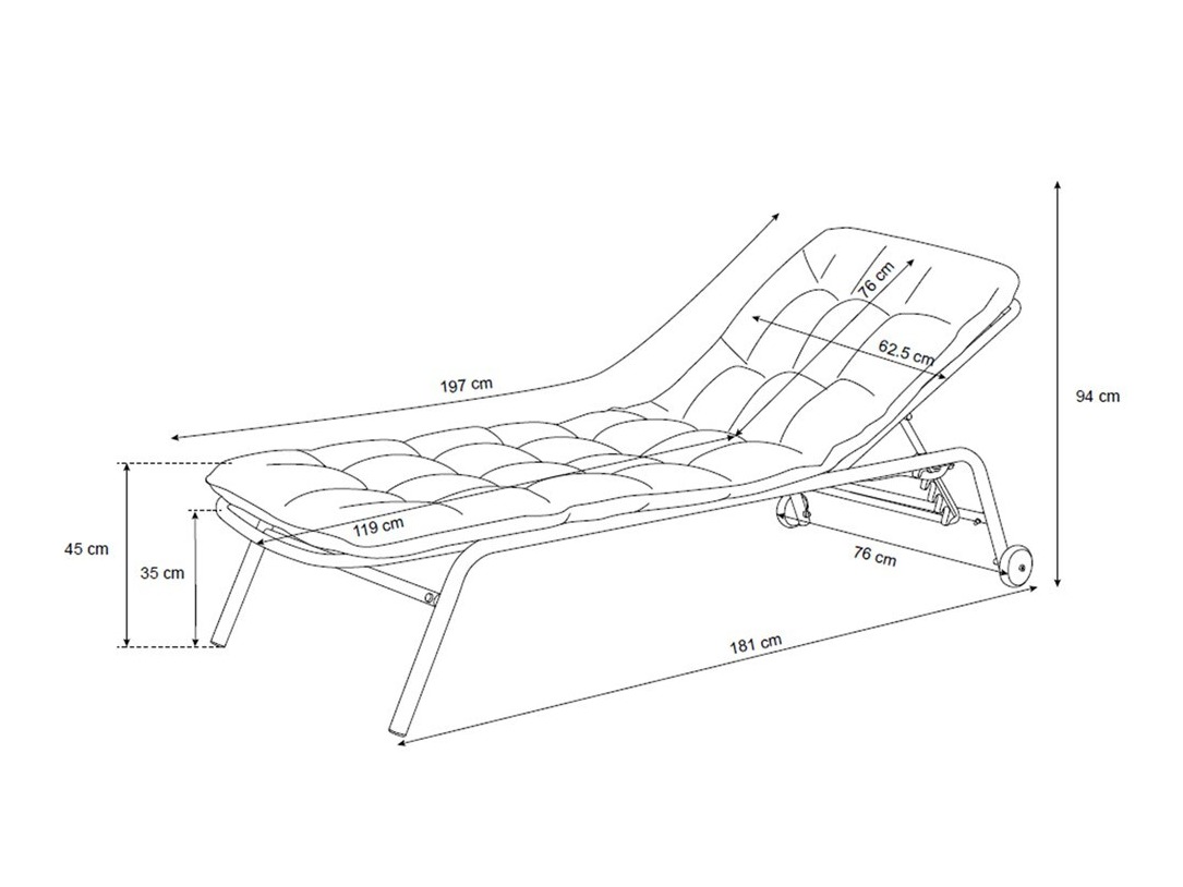 Garten-Loungesessel Mandeville 360