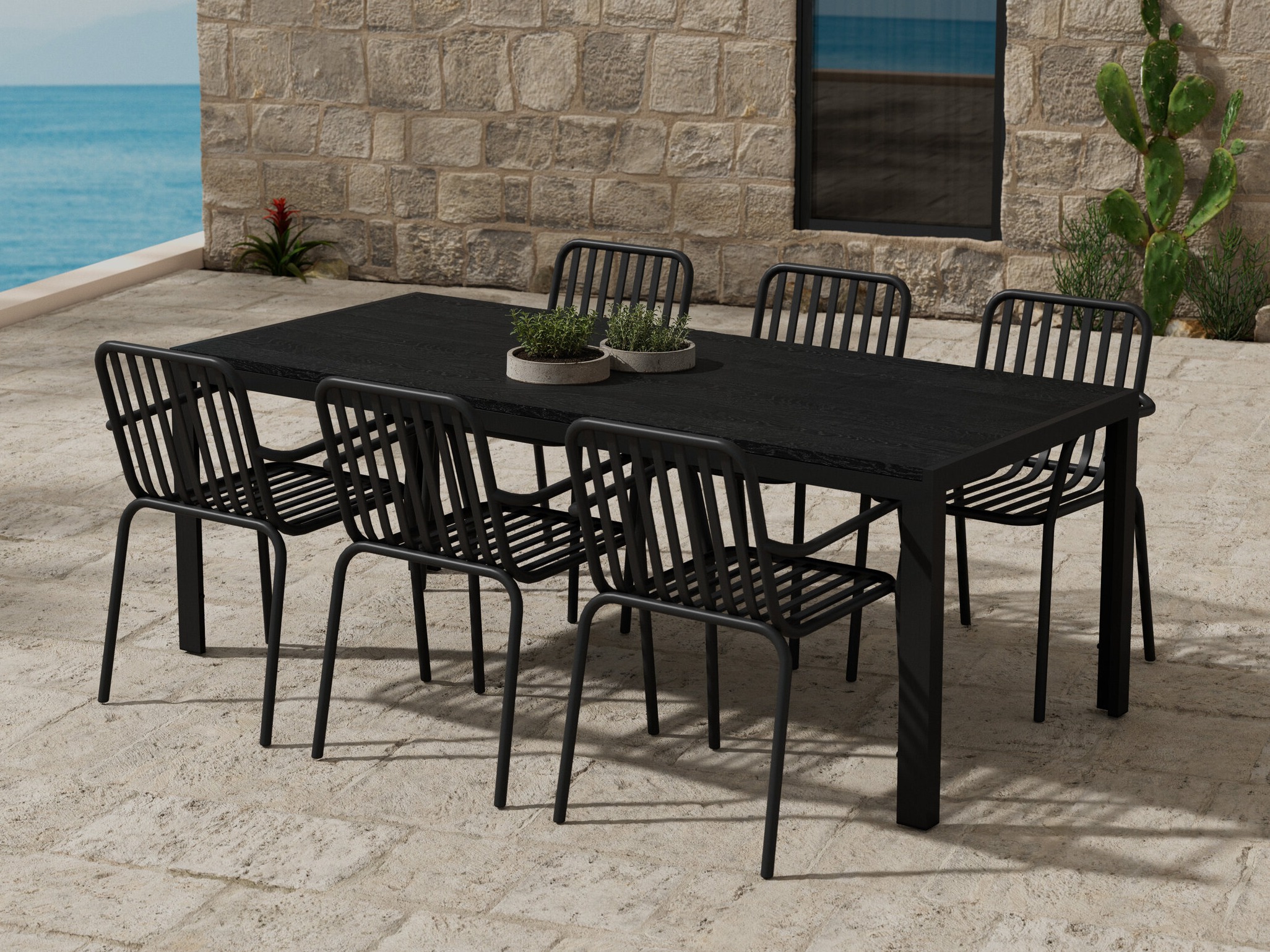 Tisch und Stühle Dallas 5234