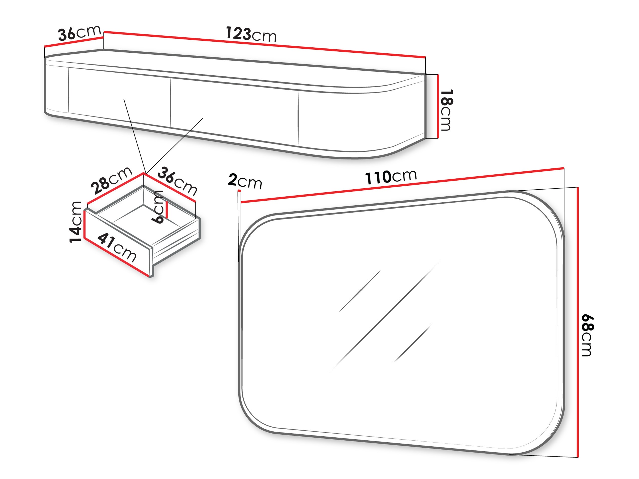 Schminktisch Comfivo Livtena 107