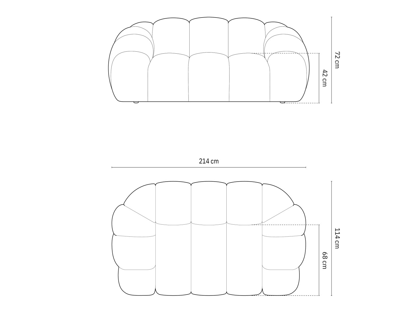Sofa Cirnolu 100 (Salvador 05)