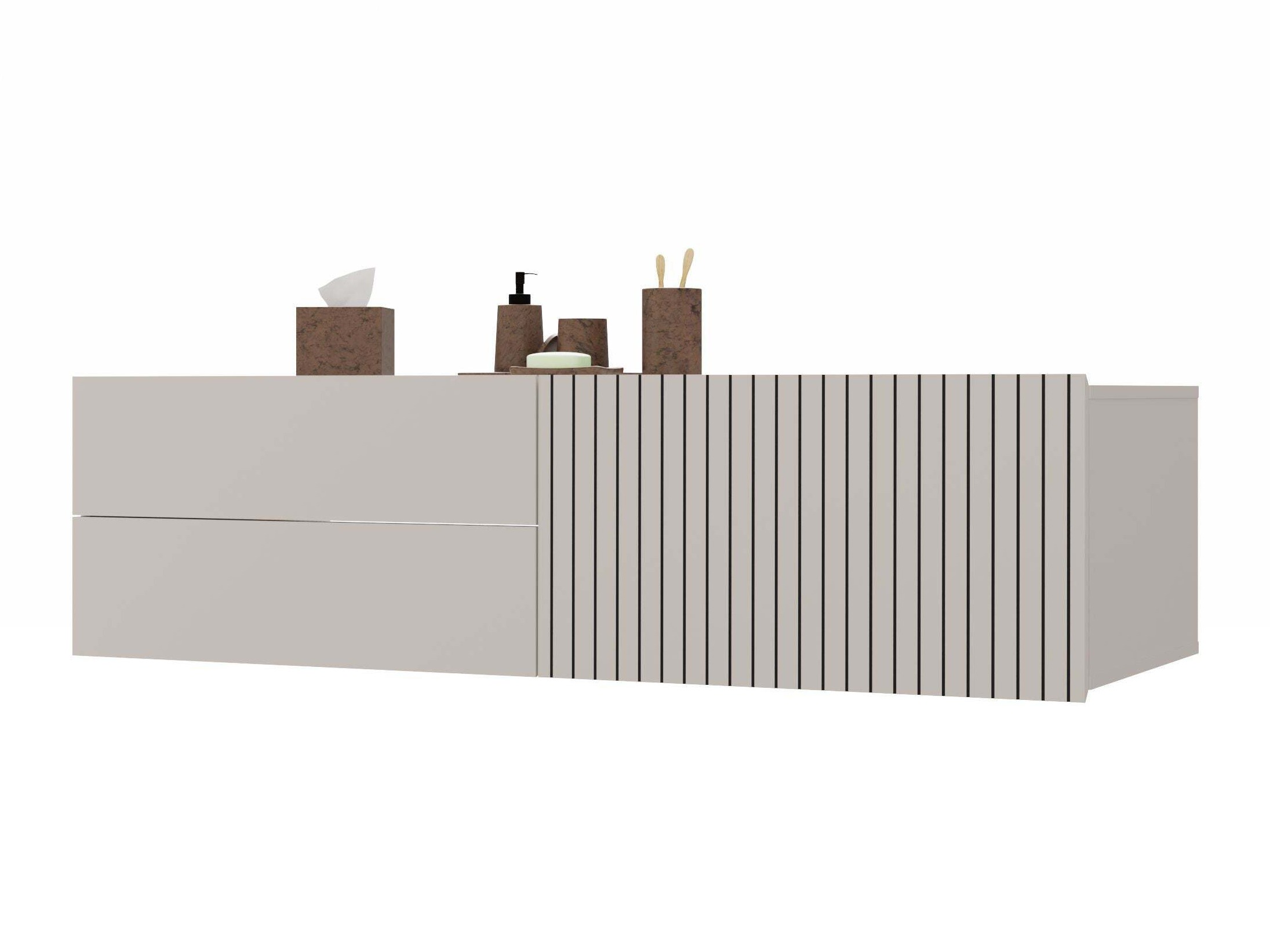 Hängeschrank für Waschbecken Mandeville 363 (Kaschmir)