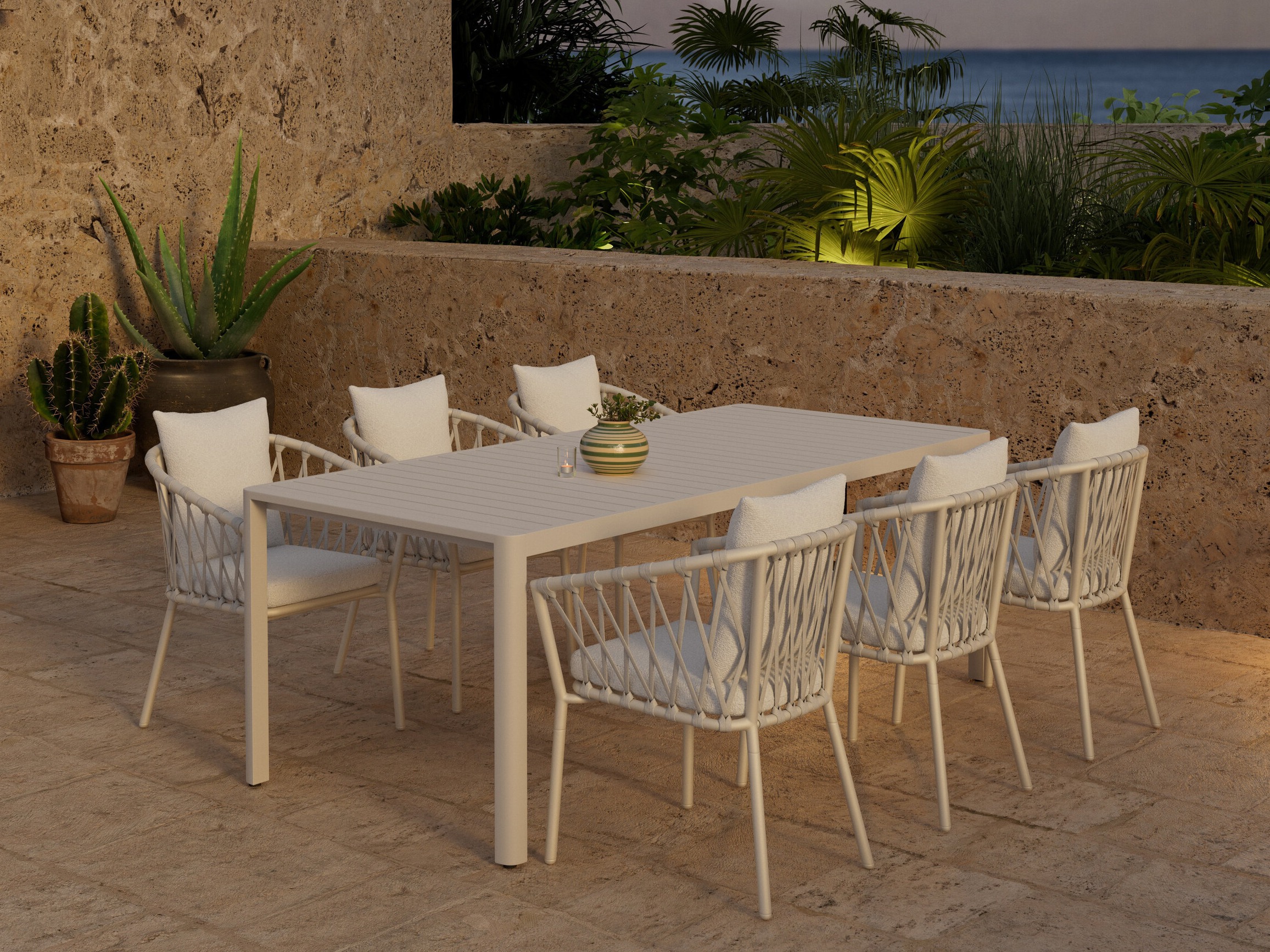 Tisch und Stühle Dallas 5248