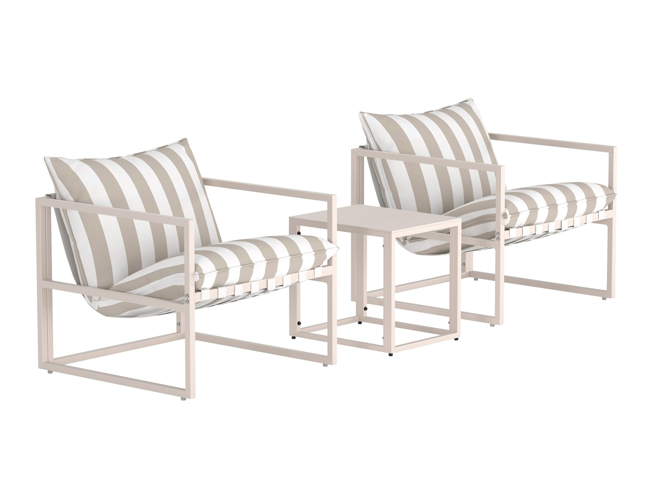Gartenmöbel-Set Dallas 5186 (Beige + Weiss)