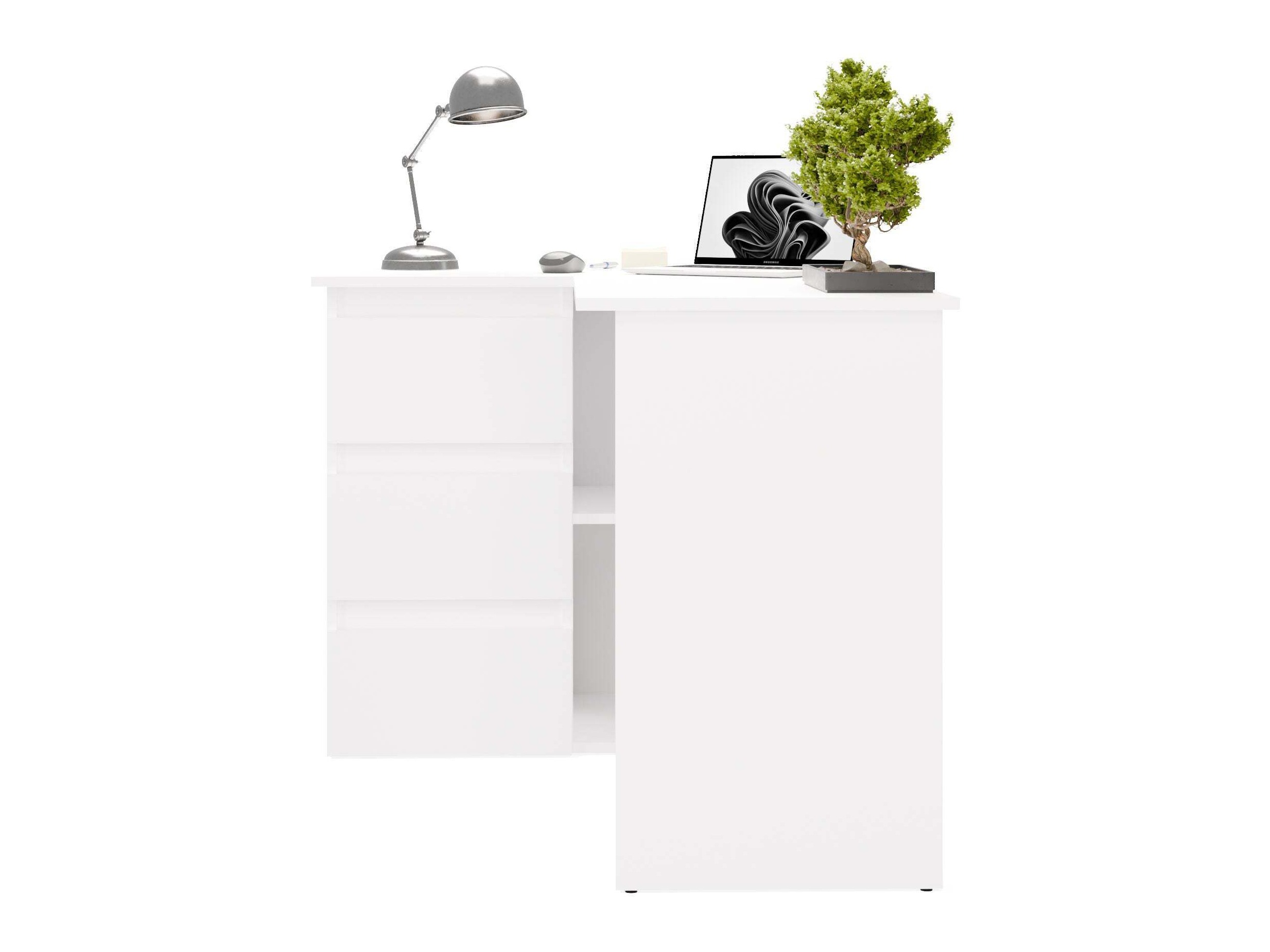 Eckschreibtisch Mandeville 365 (Weiss)