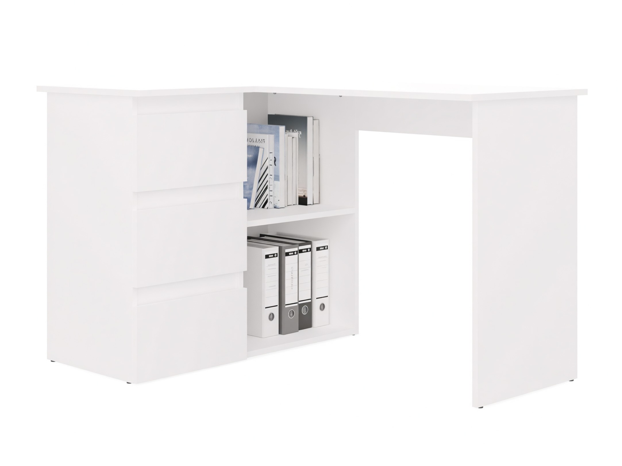 Eckschreibtisch Mandeville 365 (Weiss)