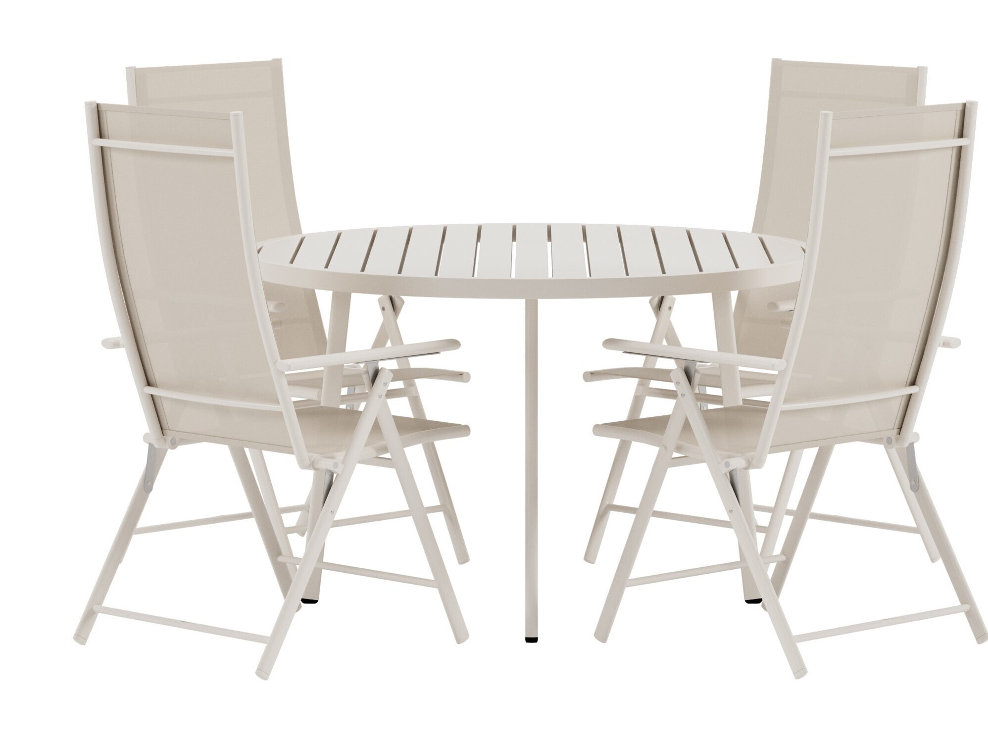 Tisch und Stühle Dallas 5257 (Beige)