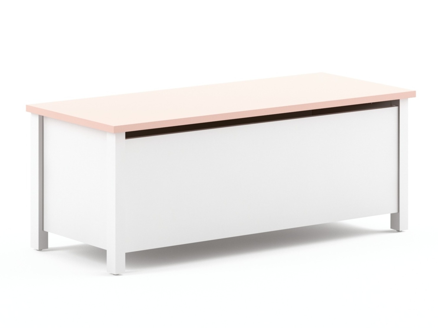 Aufbewahrungsbox Velferi 120 (Weiss + Rosa)